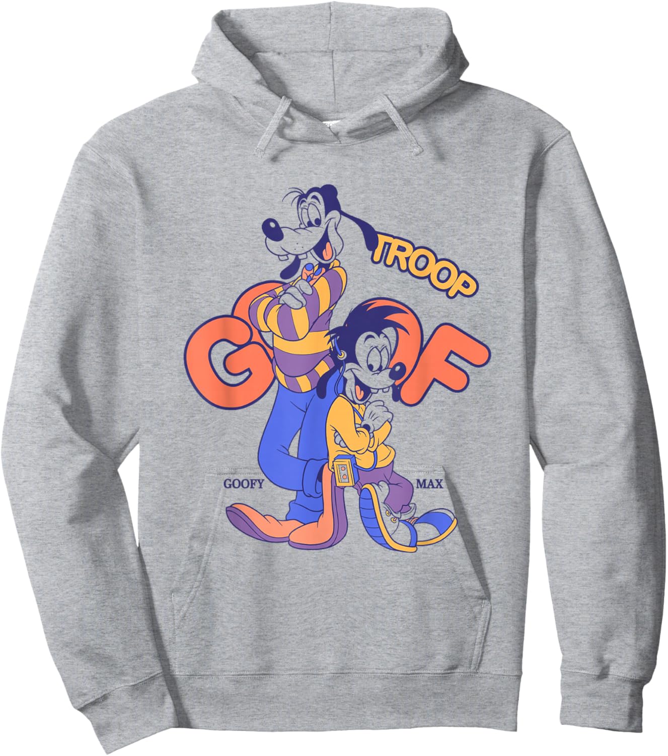 Disney A Goofy Movie Goof Troop Best Duo Big Chest Poster Hoodie - Hoodie | Ash