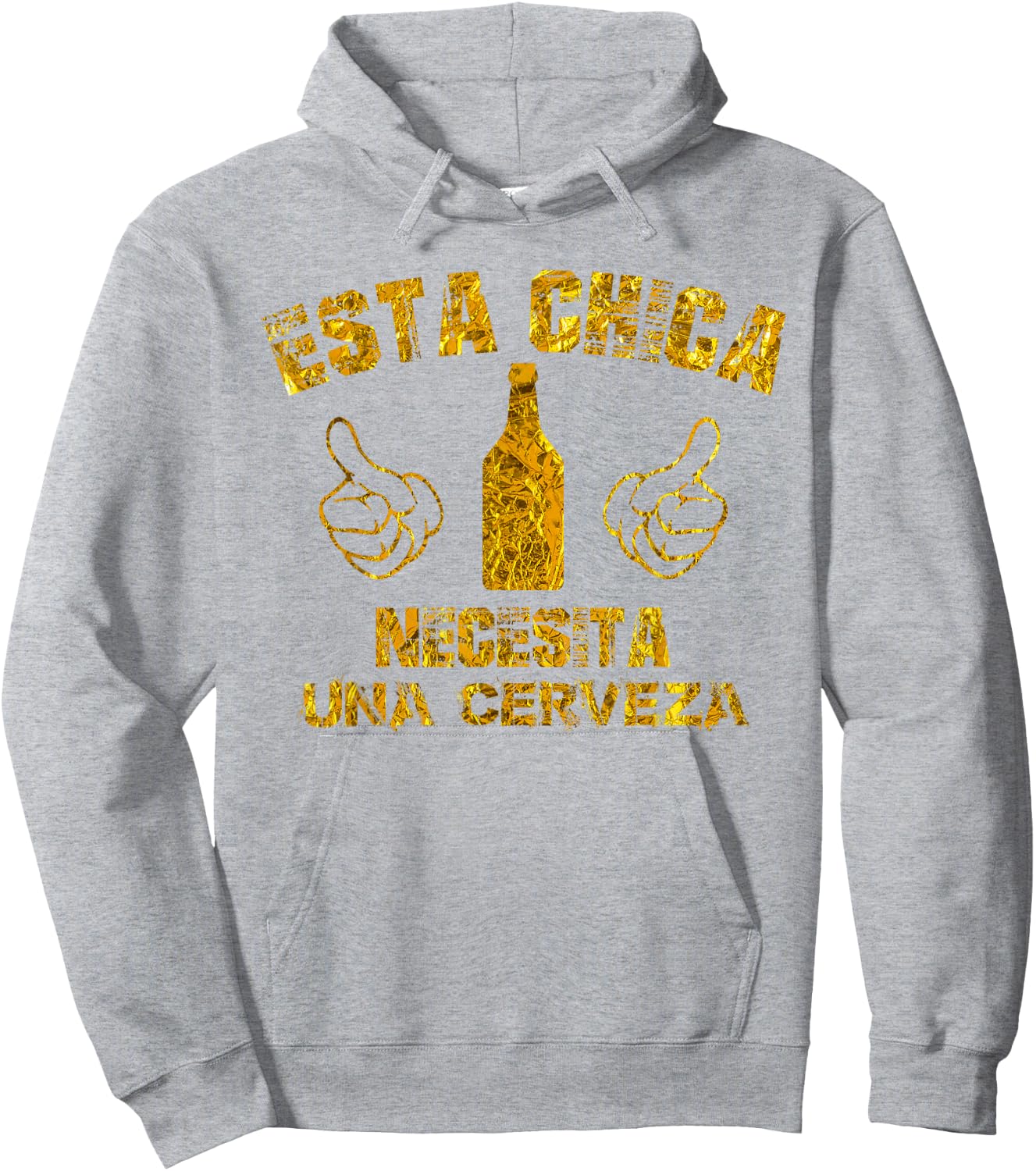 Spanish Cinco De Mayo Esta Chica Necesita Una Cerveza Shirt Hoodie - Hoodie | Ash