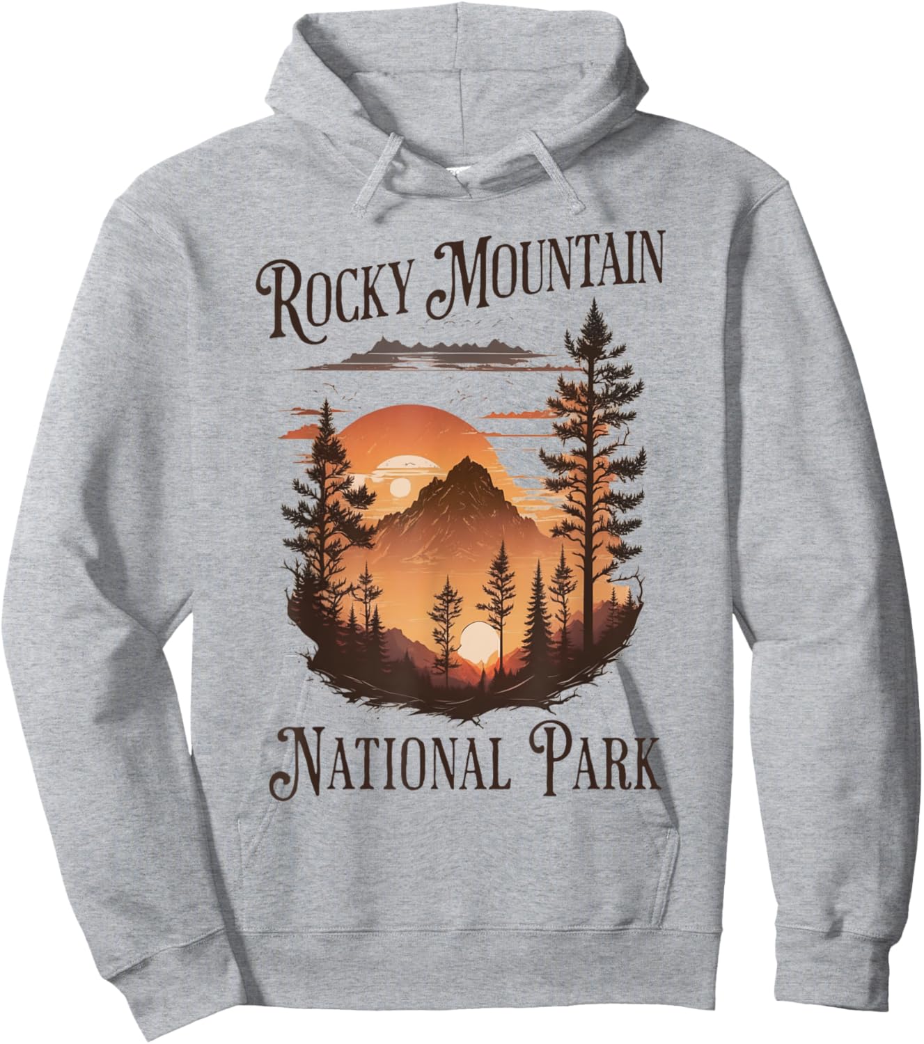 Rocky Mountain National Park Hoodie - Hoodie | Ash
