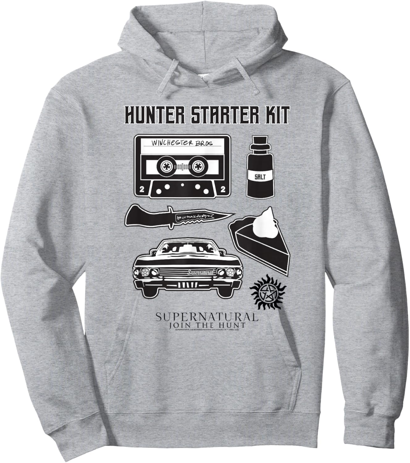 Supernatural Hunter Starter Kit Join The Hunt Icons Hoodie - Hoodie | Ash