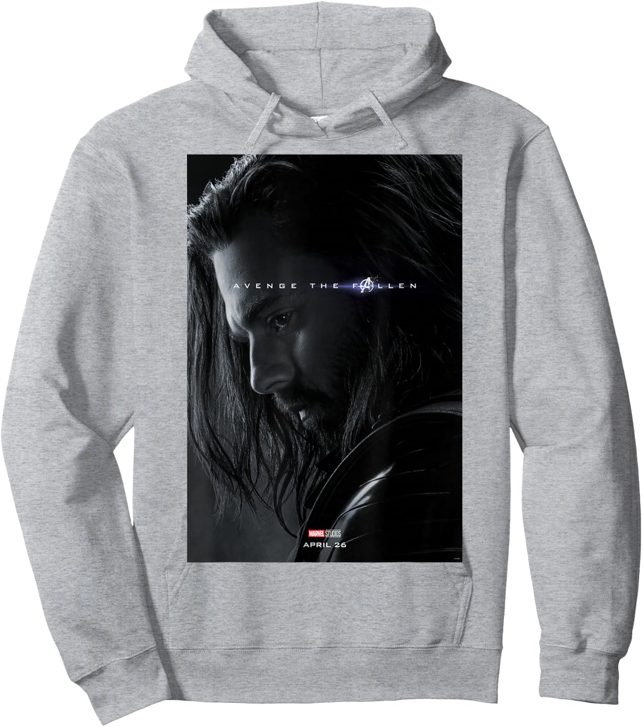 Marvel Avengers Endgame Bucky Barnes Avenge The Fallen Hoodie - Hoodie | Ash