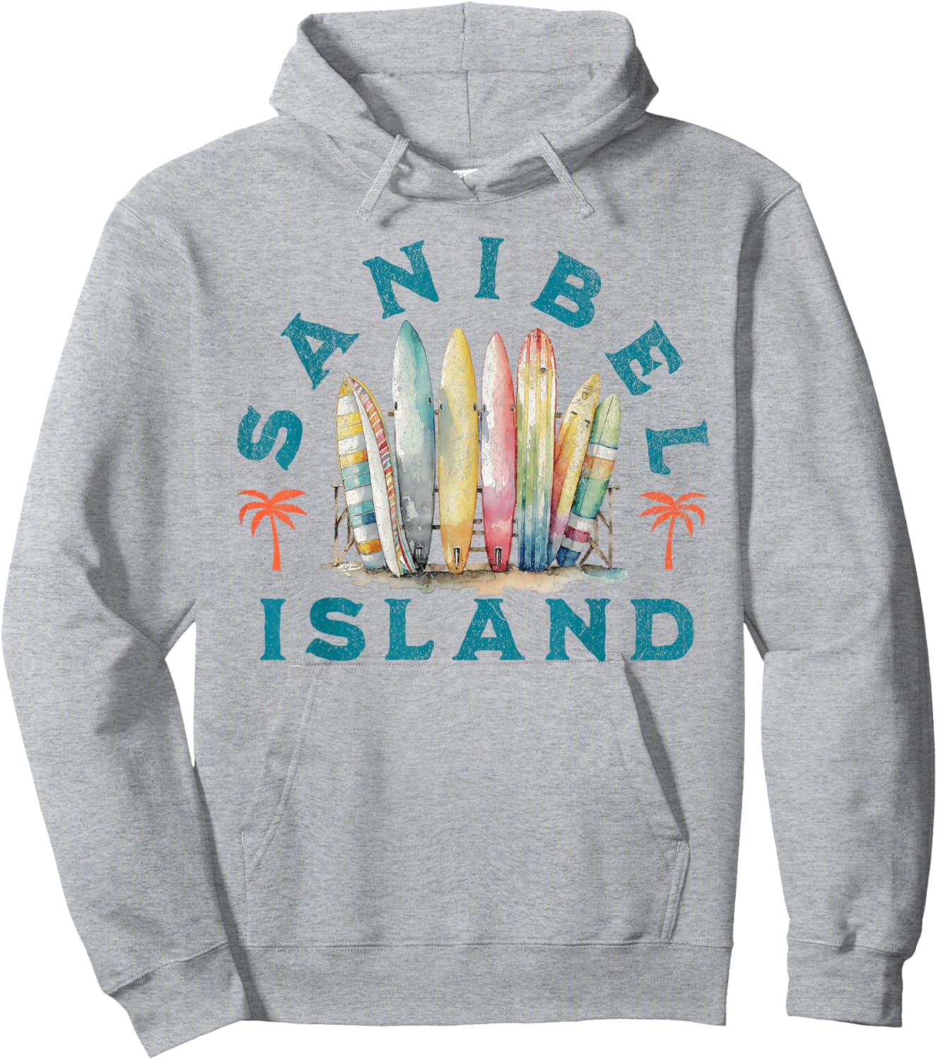 Sanibel Island Hoodie - Hoodie | Ash