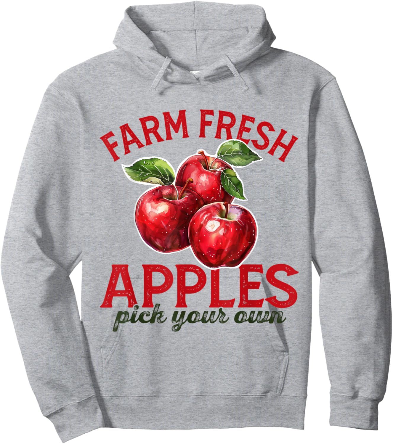 Apple Picking Farm Fresh Apples Farmer Apple Orchard Harvest Hoodie - Hoodie | Ash