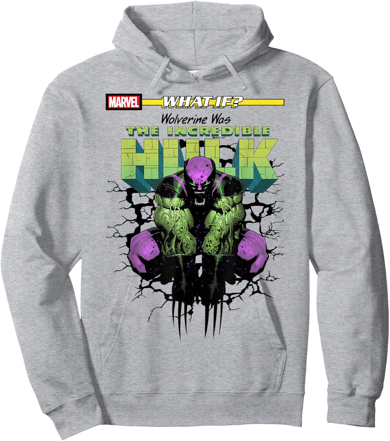 Marvel What If Wolverine Was The Incredible Hulk Comic Cover Hoodie - Hoodie | Ash