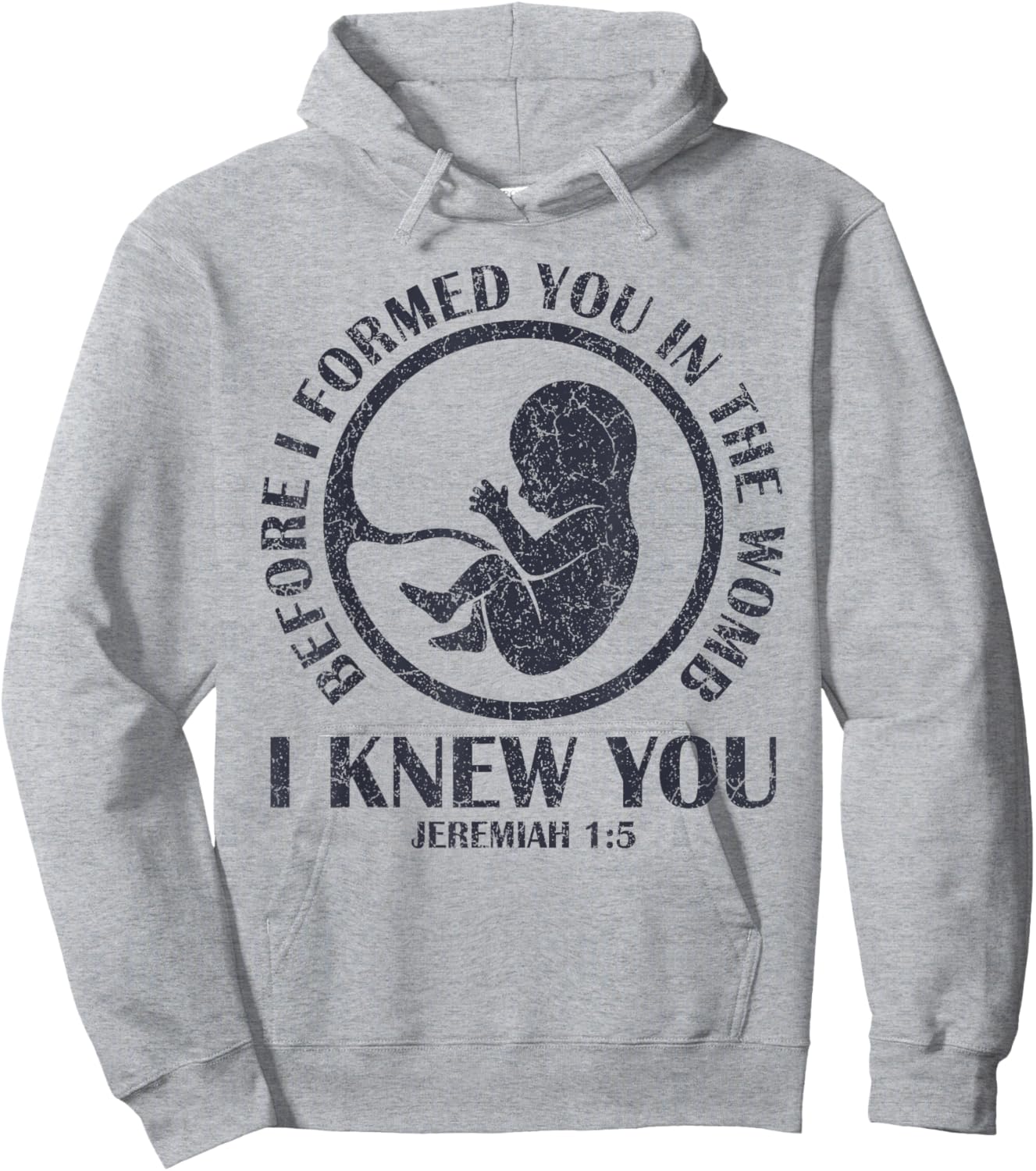 Before I Formed You In The Womb I Knew You Hoodie - Hoodie | Ash