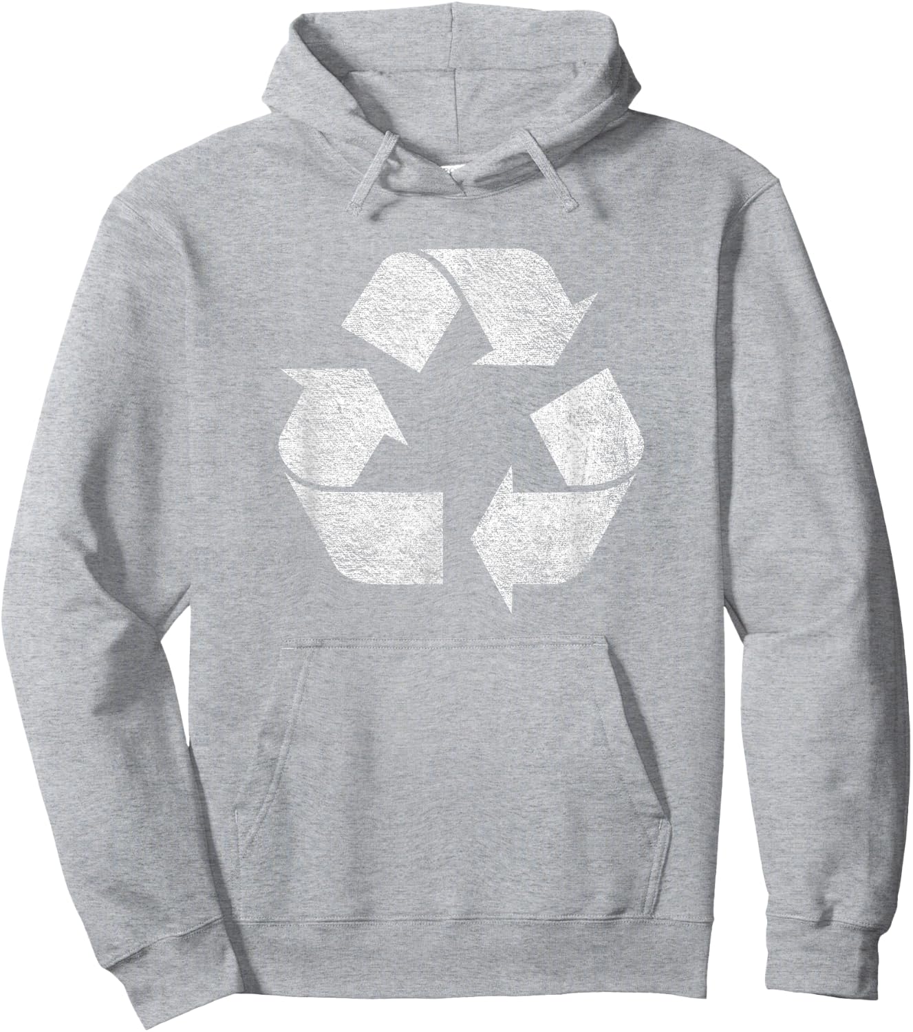 Recycle Symbol Logo Earth Day Green Deal Climate Change Hoodie - Hoodie | Ash