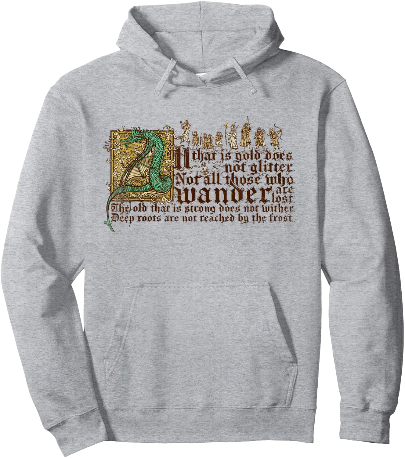 Not All Those who Wander are Lost Hoodie - Hoodie | Ash