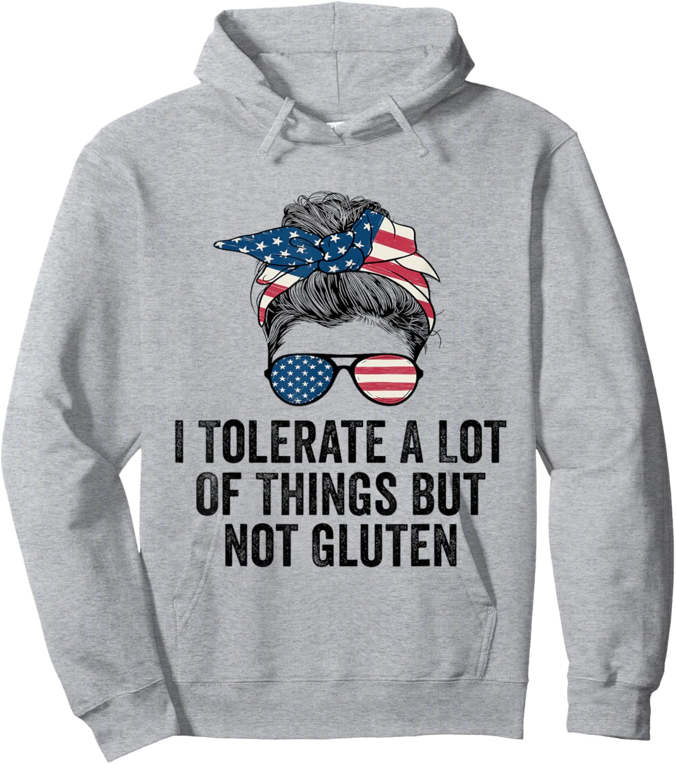 I Tolerate A Lot Of Things But Not Gluten Funny Gluten Free Hoodie - Hoodie | Ash