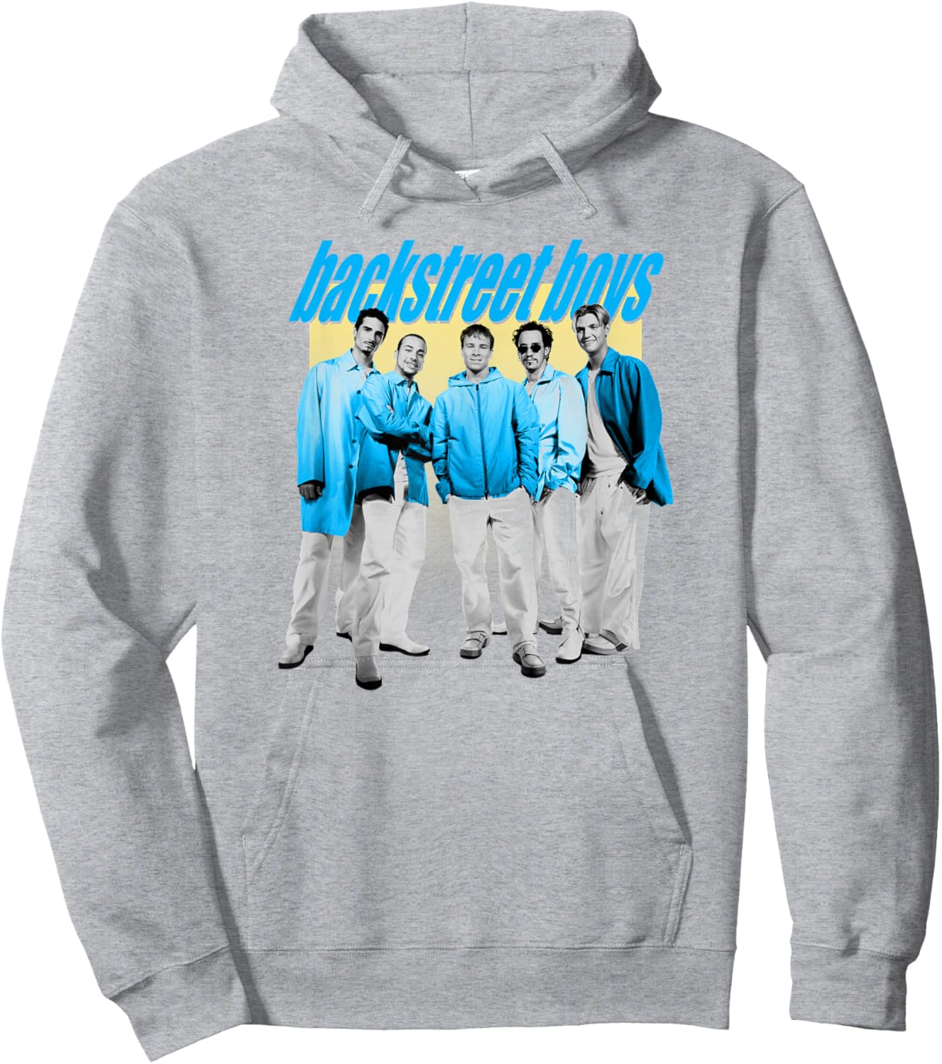 Backstreet Boys – Blue Group Watercolor Hoodie - Hoodie | Ash