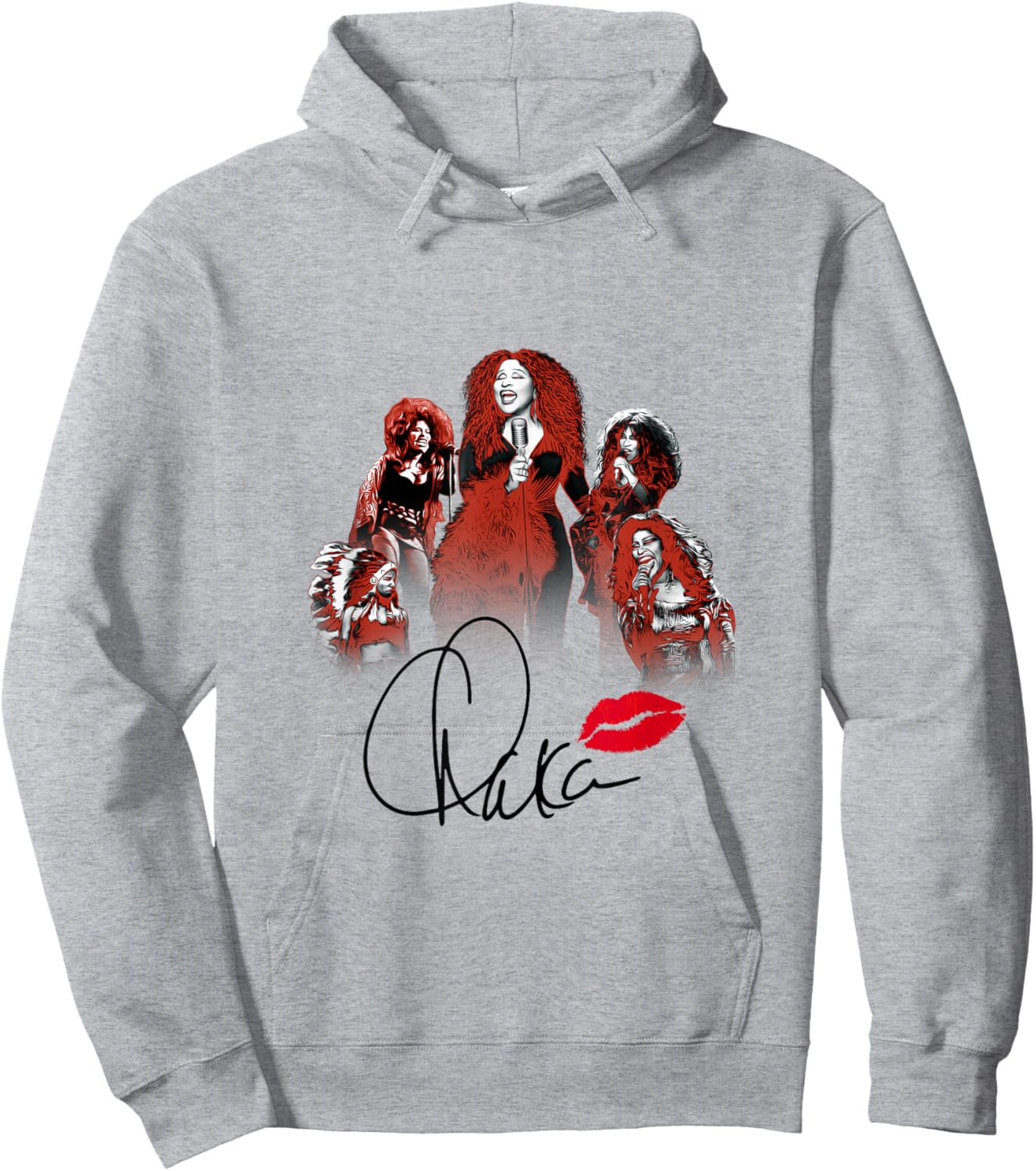 Chaka Khan - Lips 50 Hoodie - Hoodie | Ash