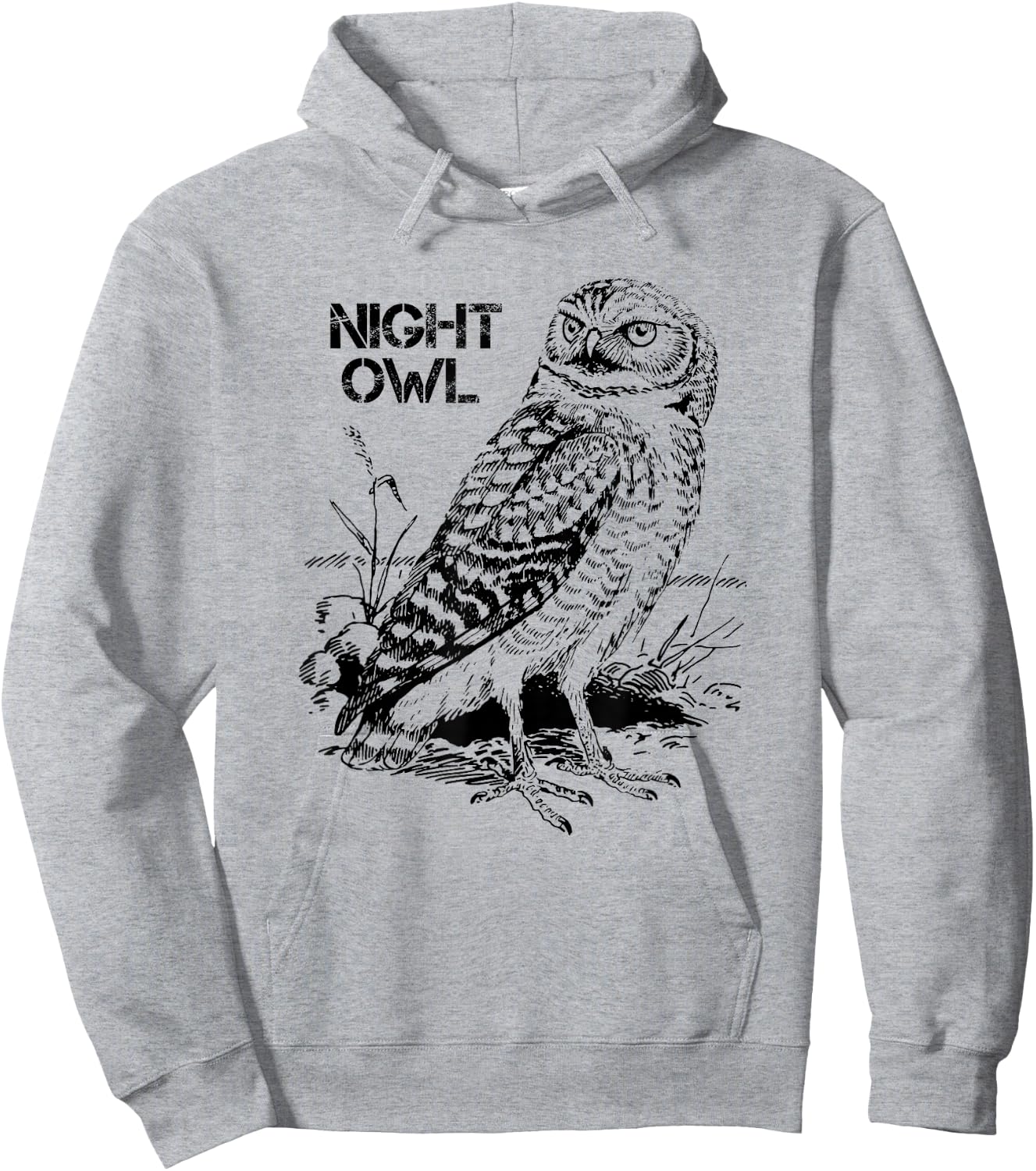 Night Owl for the Night Shift Worker Hoodie - Hoodie | Ash