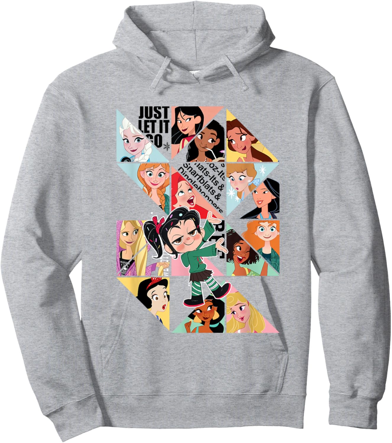 Disney Wreck-It Ralph Vanellope Presents Disney Princesses Hoodie - Hoodie | Ash