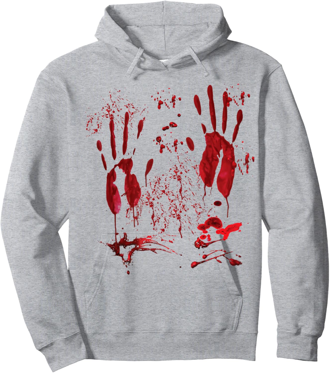 Blood Hands Blood Splatter Halloween Costume Men Women Hoodie - Hoodie | Ash