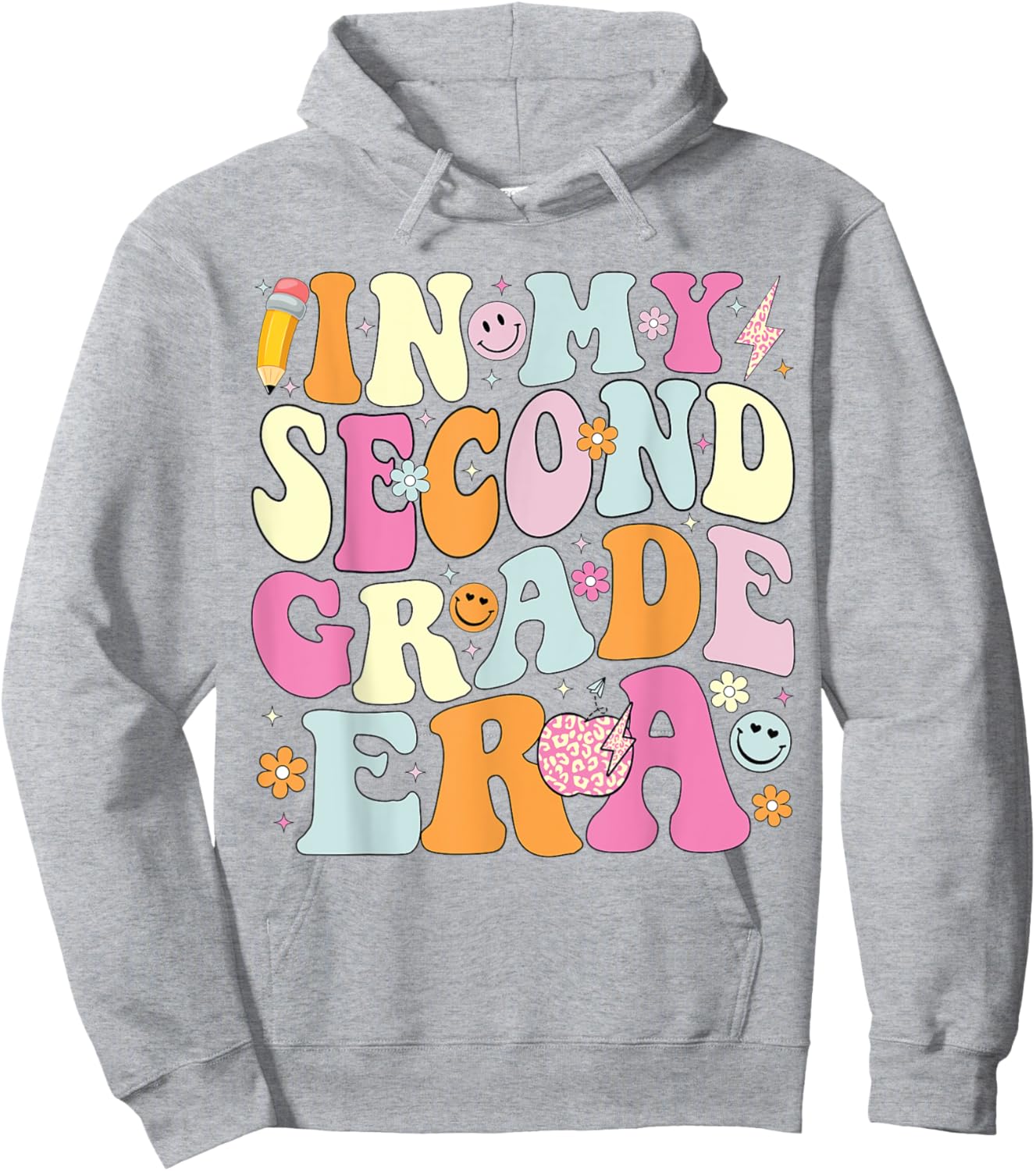 In My Second Grade Era 2nd Grade Teacher Back to School Hoodie - Hoodie | Ash
