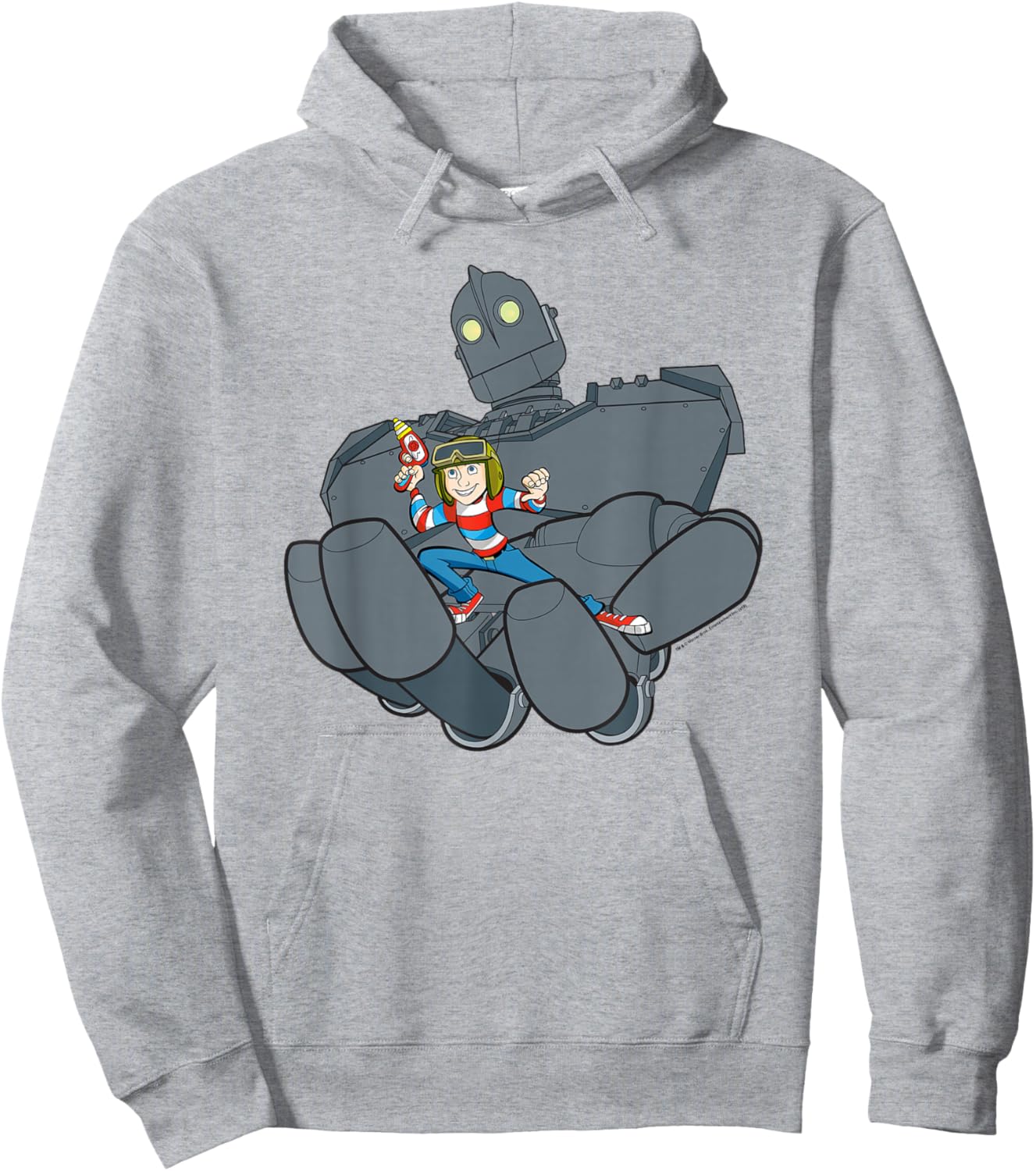 The Iron Giant Iron Hand Hoodie - Hoodie | Ash