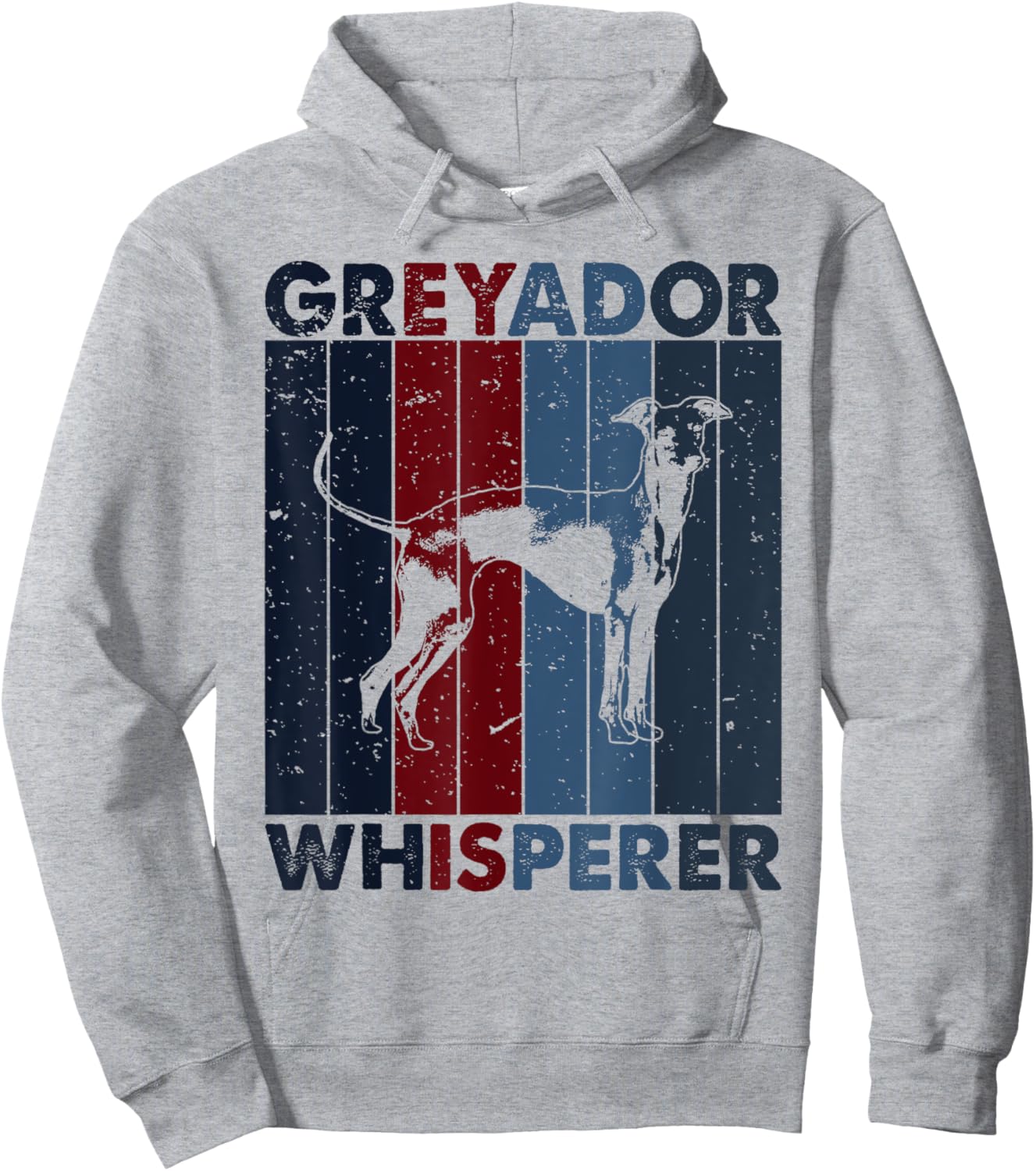 Dog Dad Mom Whisperer - Vintage Greyador Hoodie - Hoodie | Ash