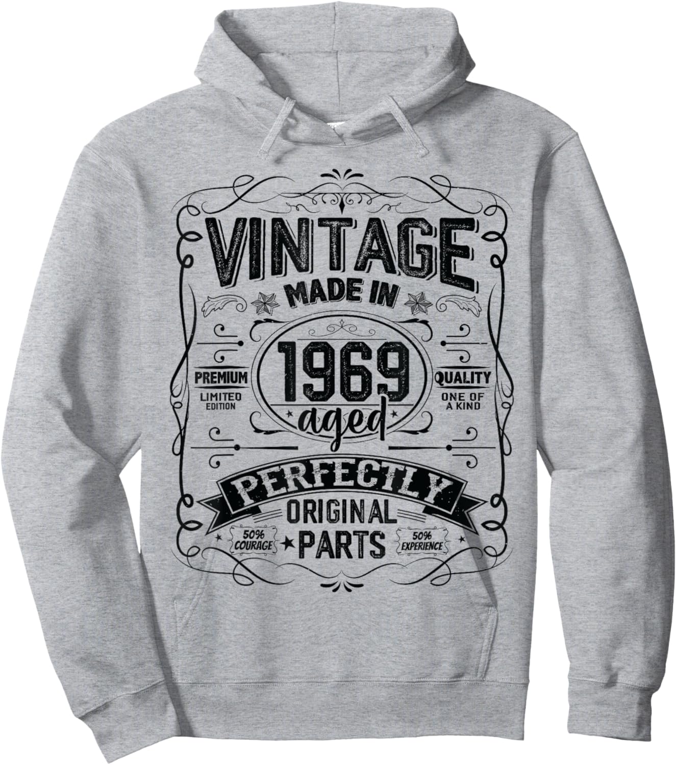 Vintage 1969 Classic 1969 Limited Edition Men Women Birthday Hoodie - Hoodie | Ash