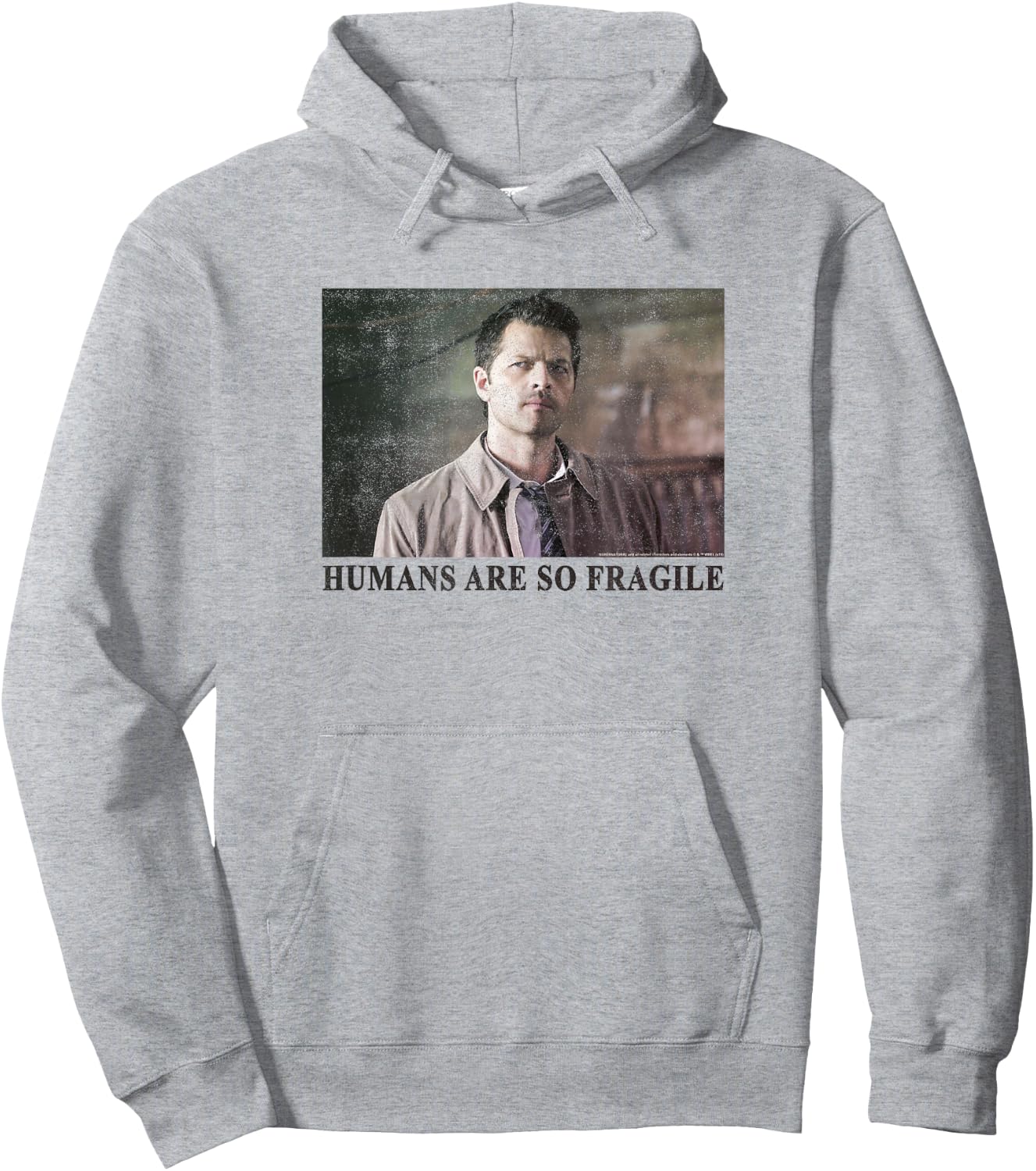 Supernatural Castiel Humans are So Fragile Hoodie - Hoodie | Ash