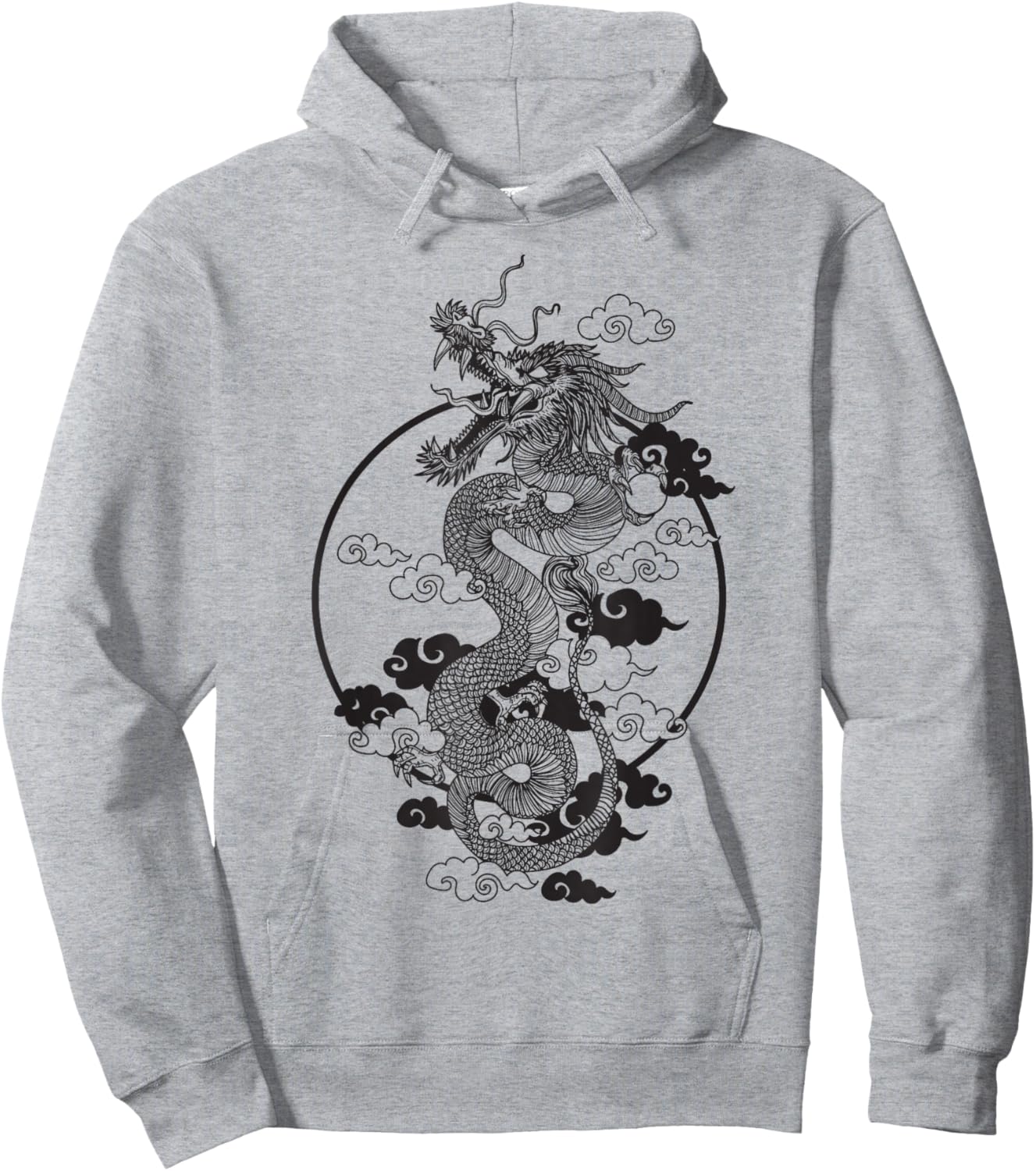 Dragon Hand Drawing Hoodie - Hoodie | Ash