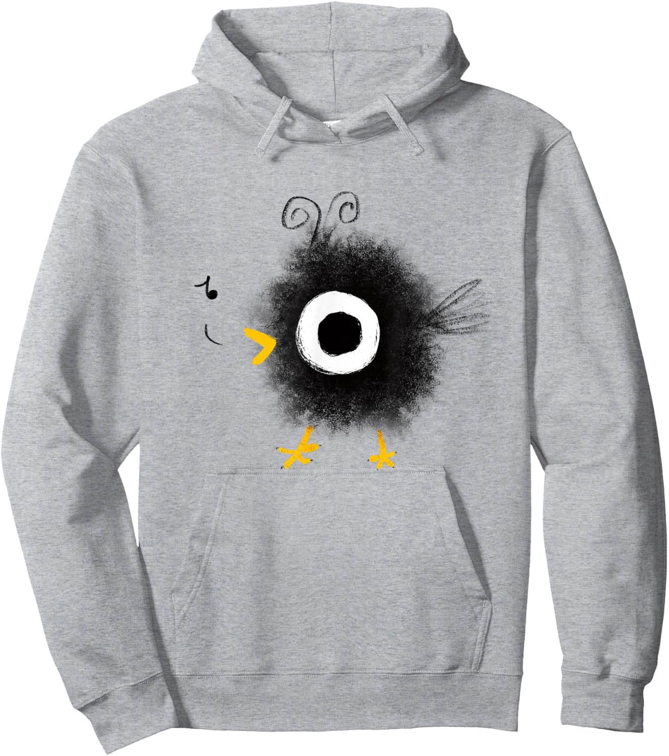 Funny and Cute Baby Bird Hoodie - Hoodie | Ash