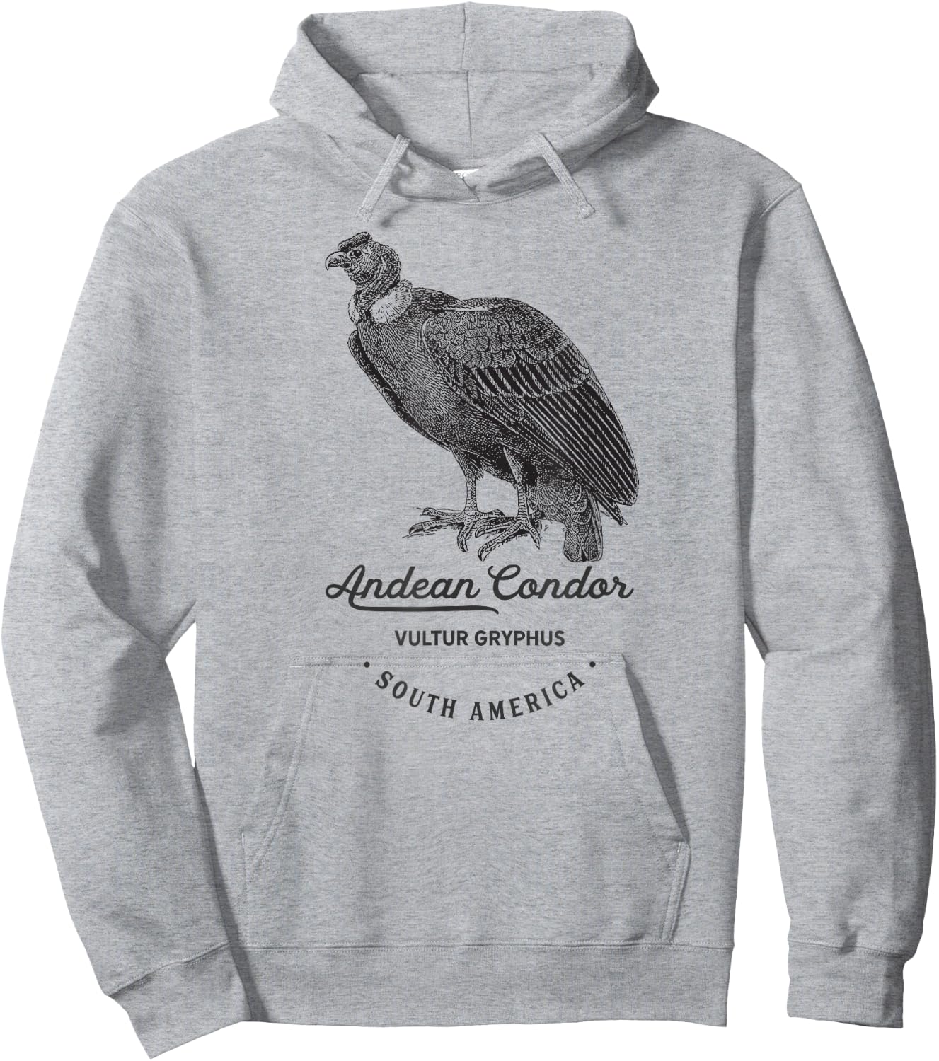 Andean Condor Vintage Animal Prints Birthday Gift Hoodie - Hoodie | Ash