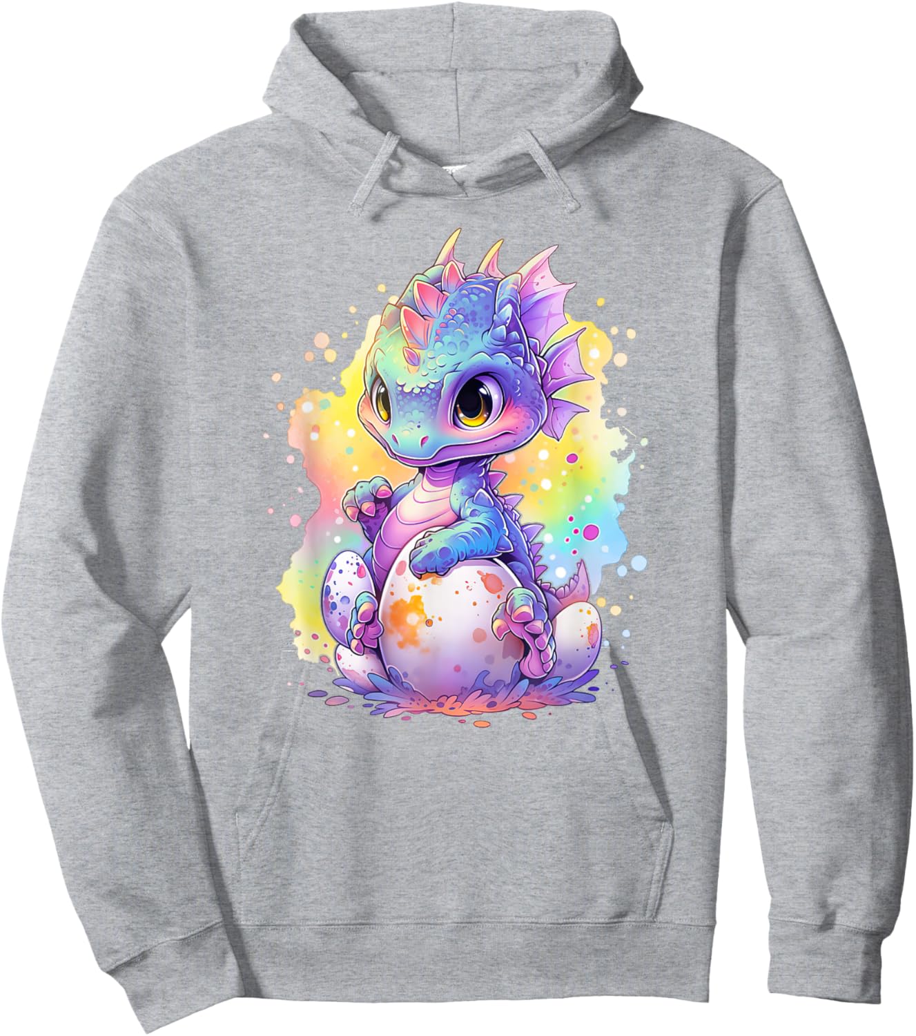 Cute Dragon funny Dragon lover baby Hoodie - Hoodie | Ash