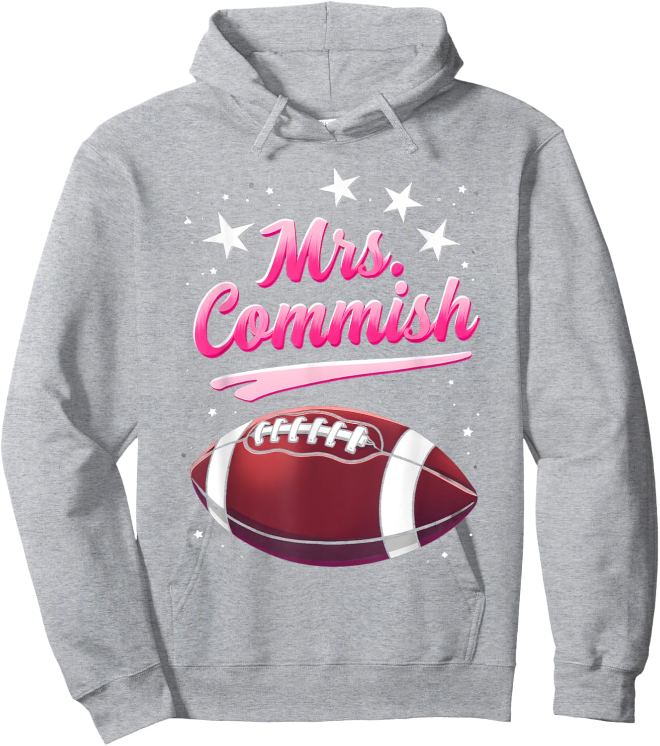 Commissioner Fantasy Football Mrs Commish Fantasy Football Hoodie - Hoodie | Ash