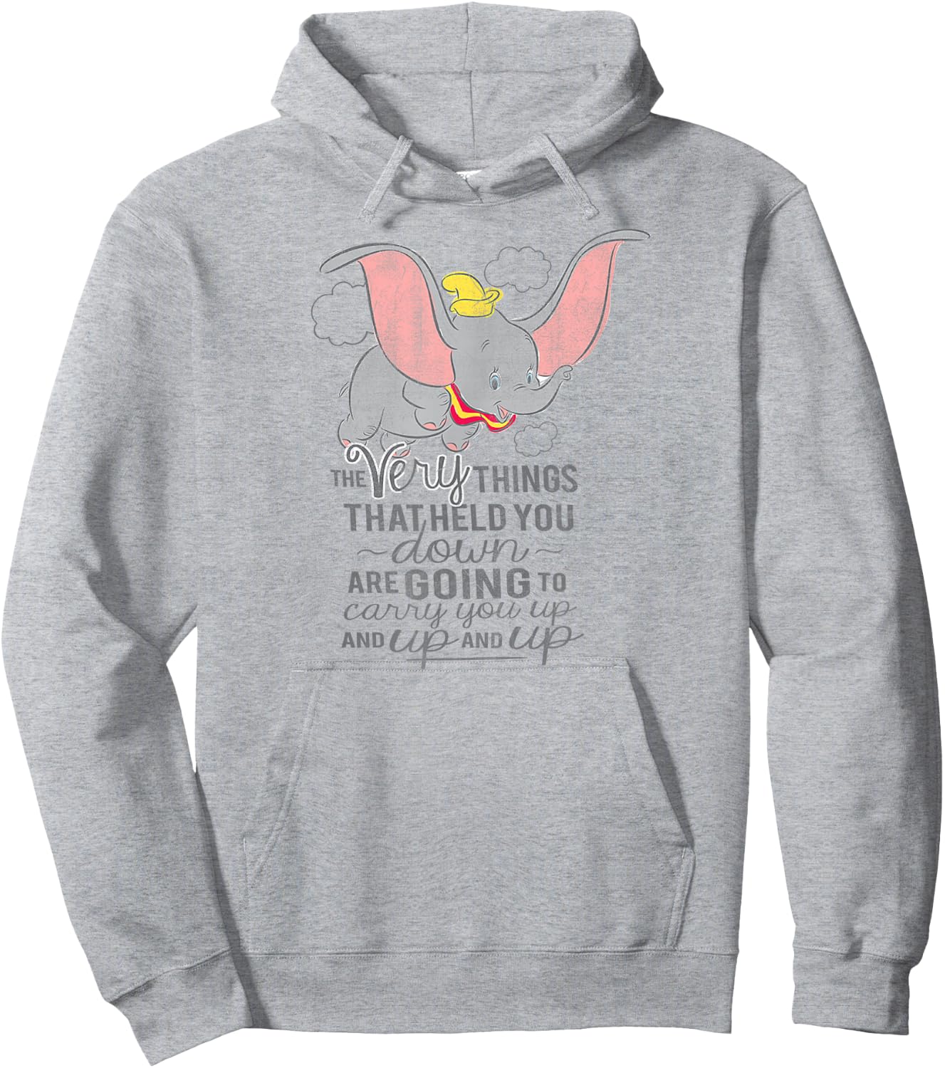 Dumbo - Up and Up Hoodie - Hoodie | Ash