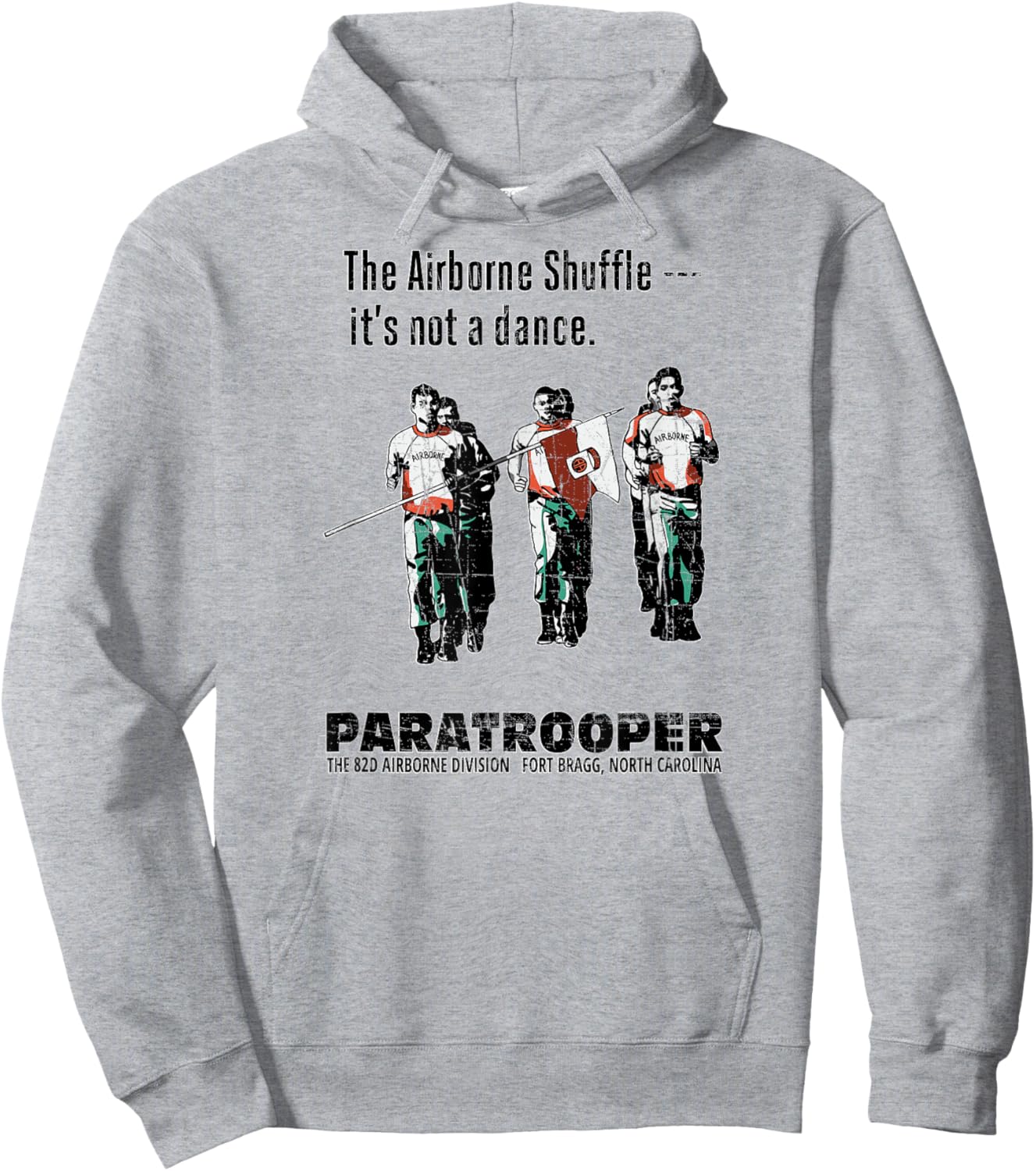 American Marauder: The 82nd Airborne Shuffle Paratrooper Hoodie - Hoodie | Ash