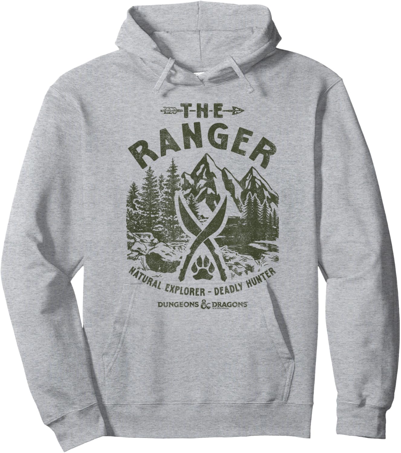 Dungeons & Dragons The Ranger Character Traits Hoodie - Hoodie | Ash