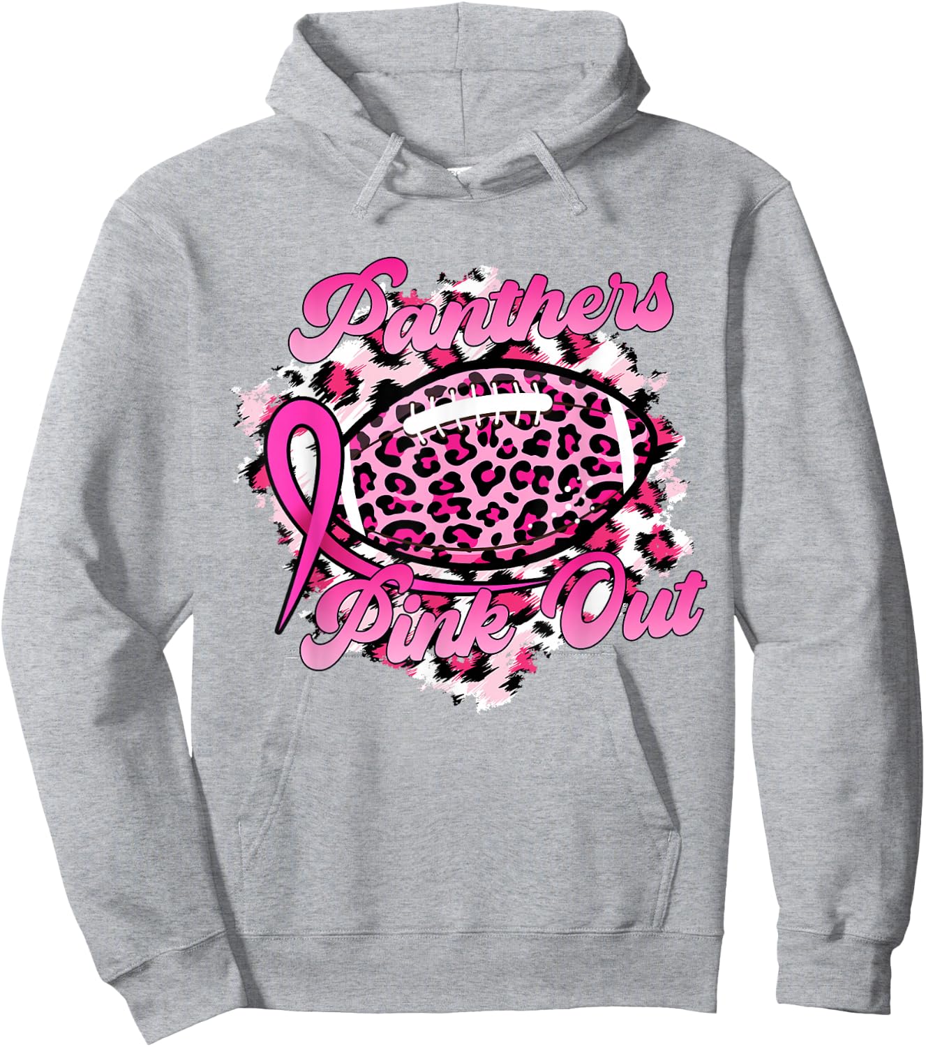 In October We Wear Pink Panthers Pink Out Hoodie - Hoodie | Ash