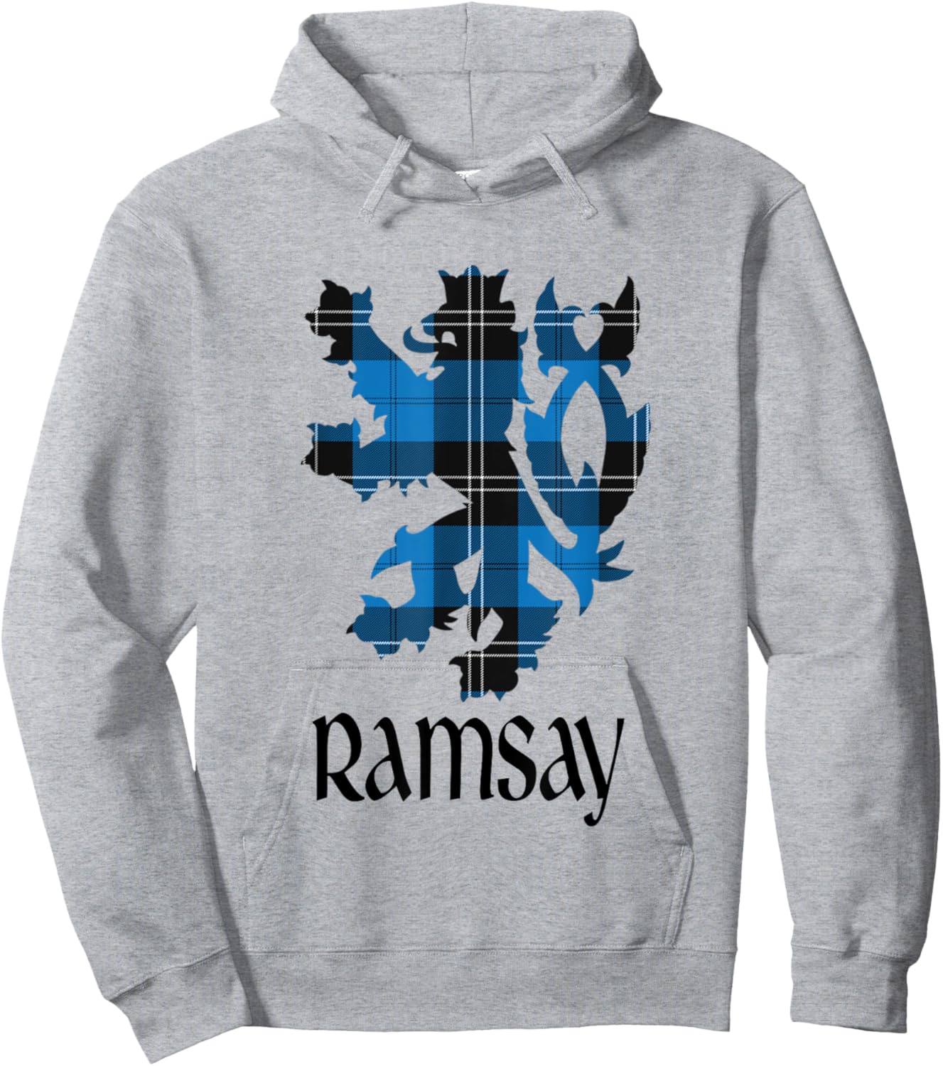 Clan Ramsay Tartan Scottish Family Name Scotland Pride Hoodie - Hoodie | Ash