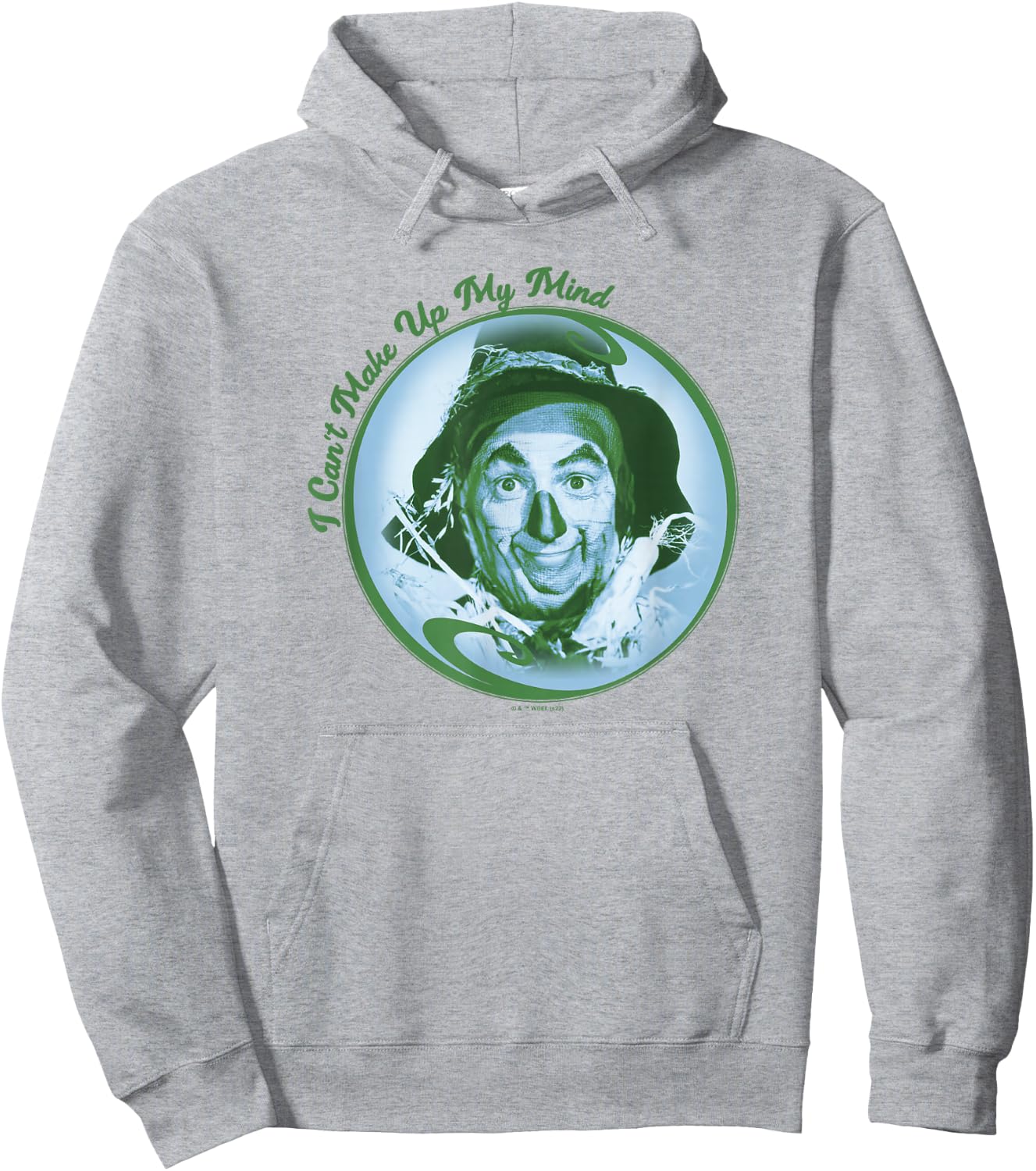The Wizard of Oz Scarecrow I Can't Make Up My Mind Portrait Hoodie - Hoodie | Ash