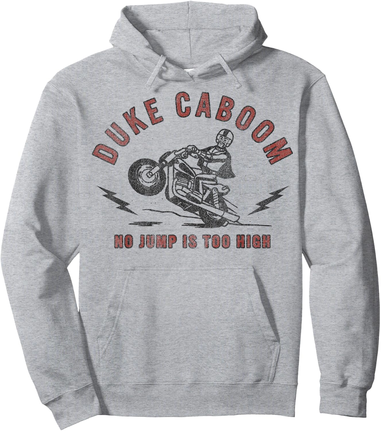 Disney Pixar Toy Story Duke Caboom No Jump is Too High Hoodie - Hoodie | Ash