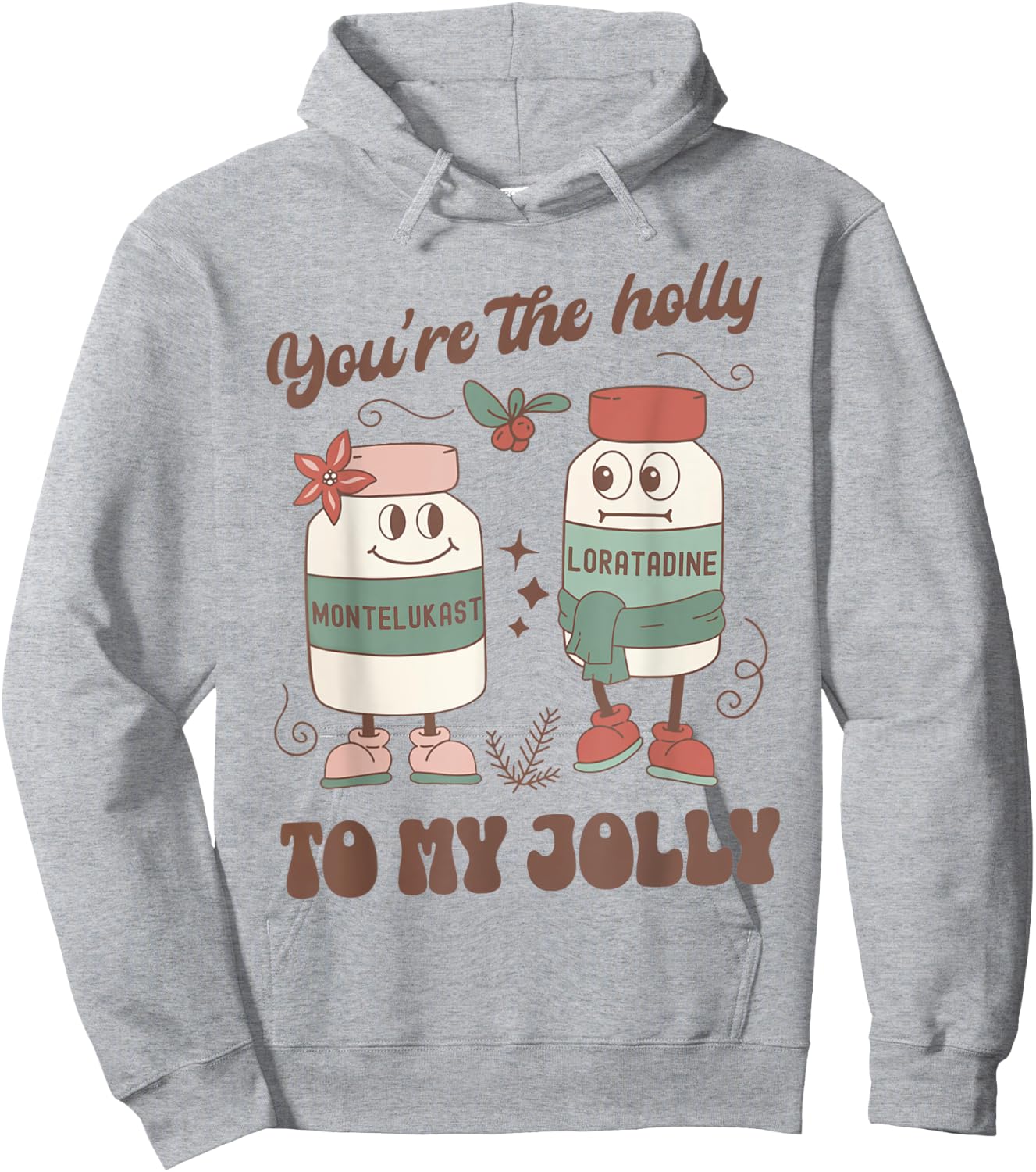 Women ENT nurse christmas allergy nurse allergy office Hoodie - Hoodie | Ash