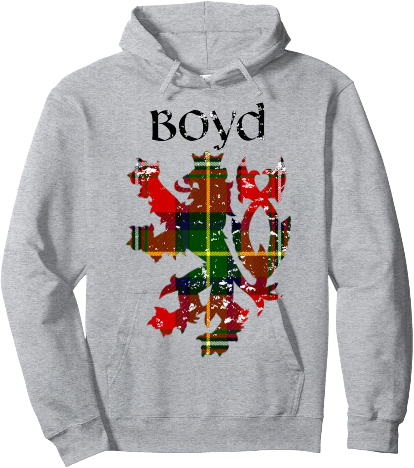 Clan Boyd Tartan Scottish Family Name Scotland Pride Hoodie - Hoodie | Ash