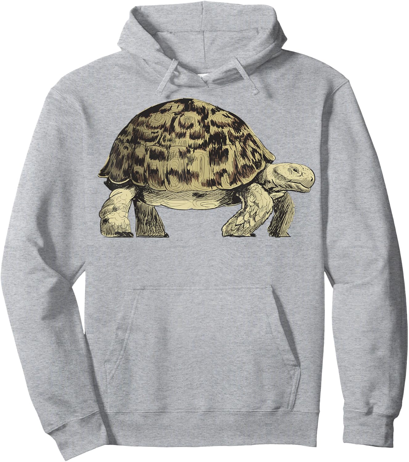 Slow Tortoise Turtle Shirt Hoodie - Hoodie | Ash