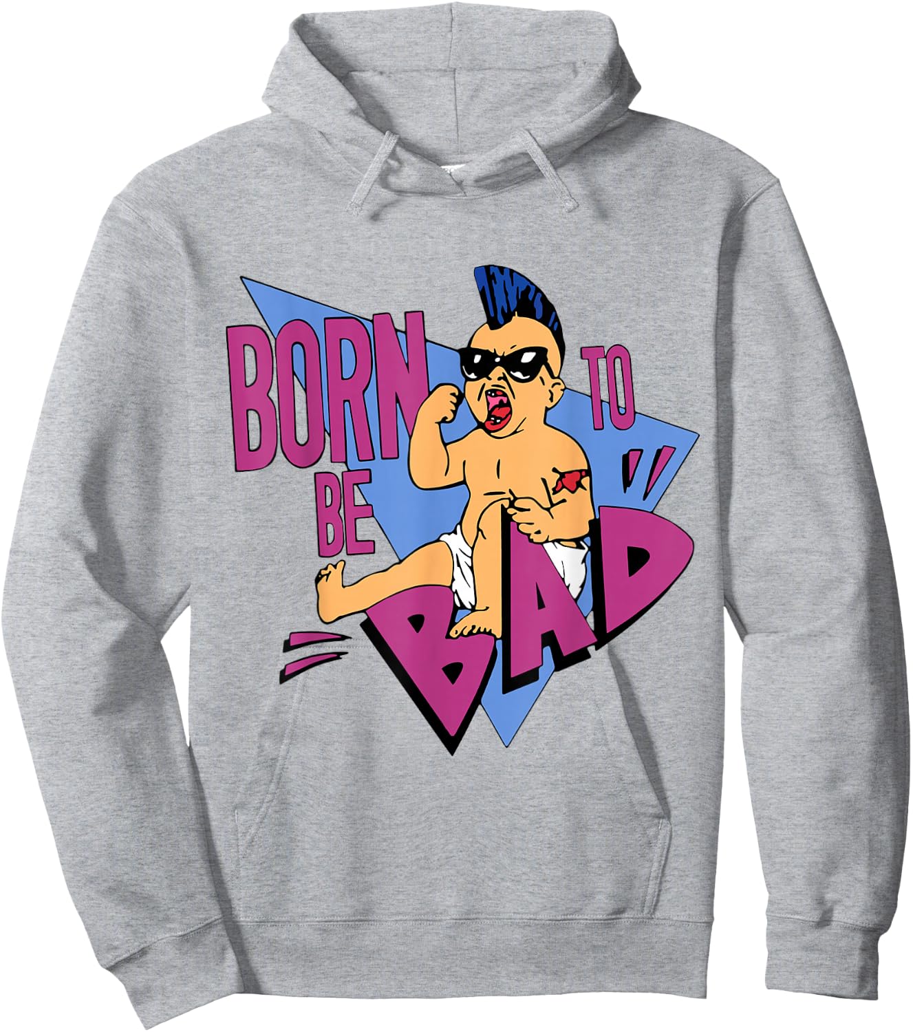 Born to be Bad Shirt Hoodie - Hoodie | Ash