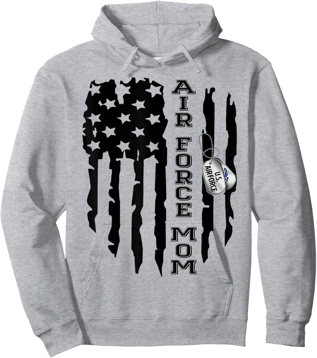Air Force Mom Air Force Graduation Air Force Mom Gift Hoodie - Hoodie | Ash