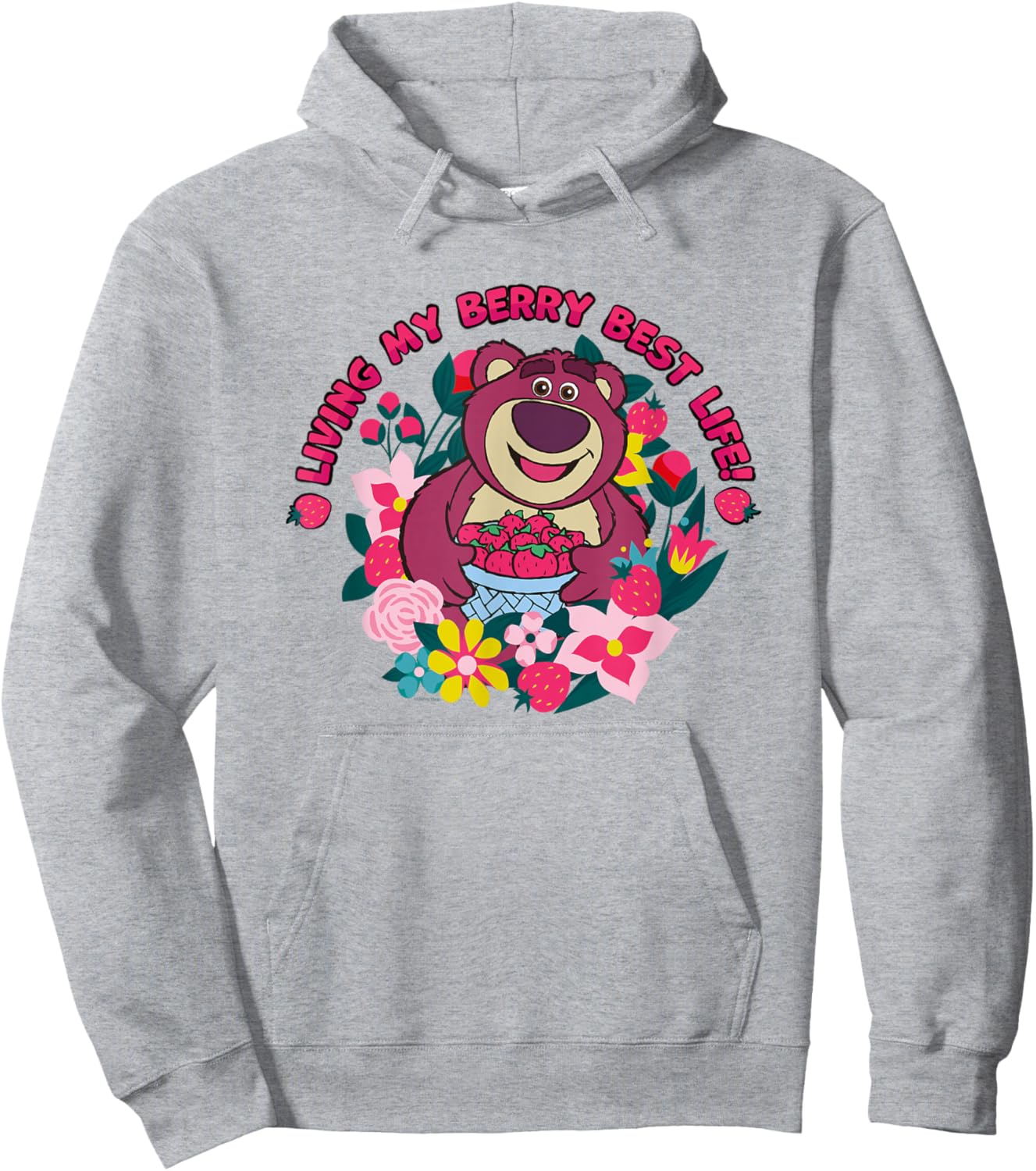 Disney & Pixar’s Toy Story Lotso Living My Berry Best Life Hoodie - Hoodie | Ash