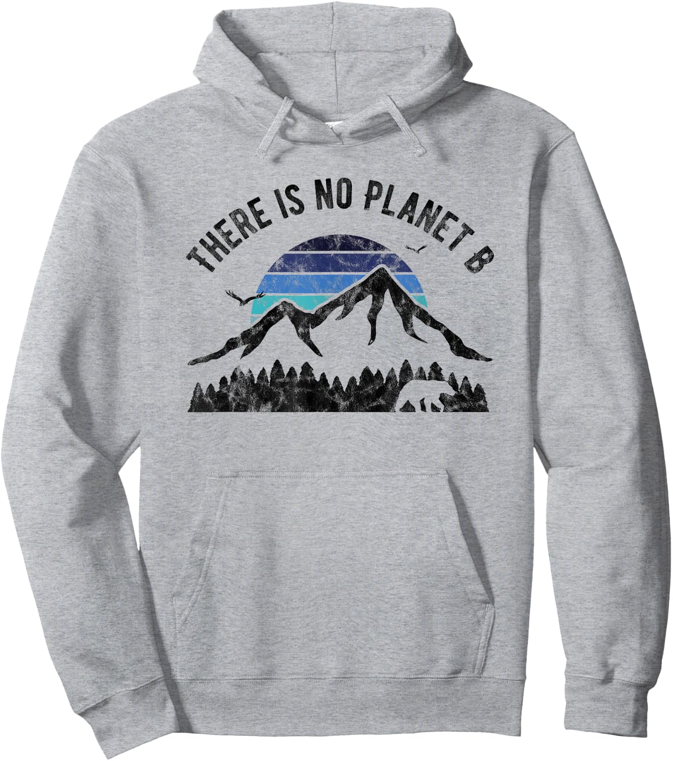 There is No Planet B against Global Warming Hoodie - Hoodie | Ash