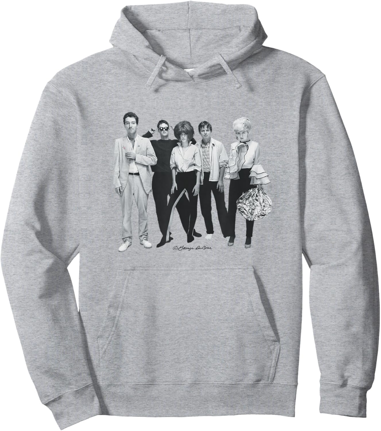 The B-52's Band Shot for Poster by George DuBose Hoodie - Hoodie | Ash