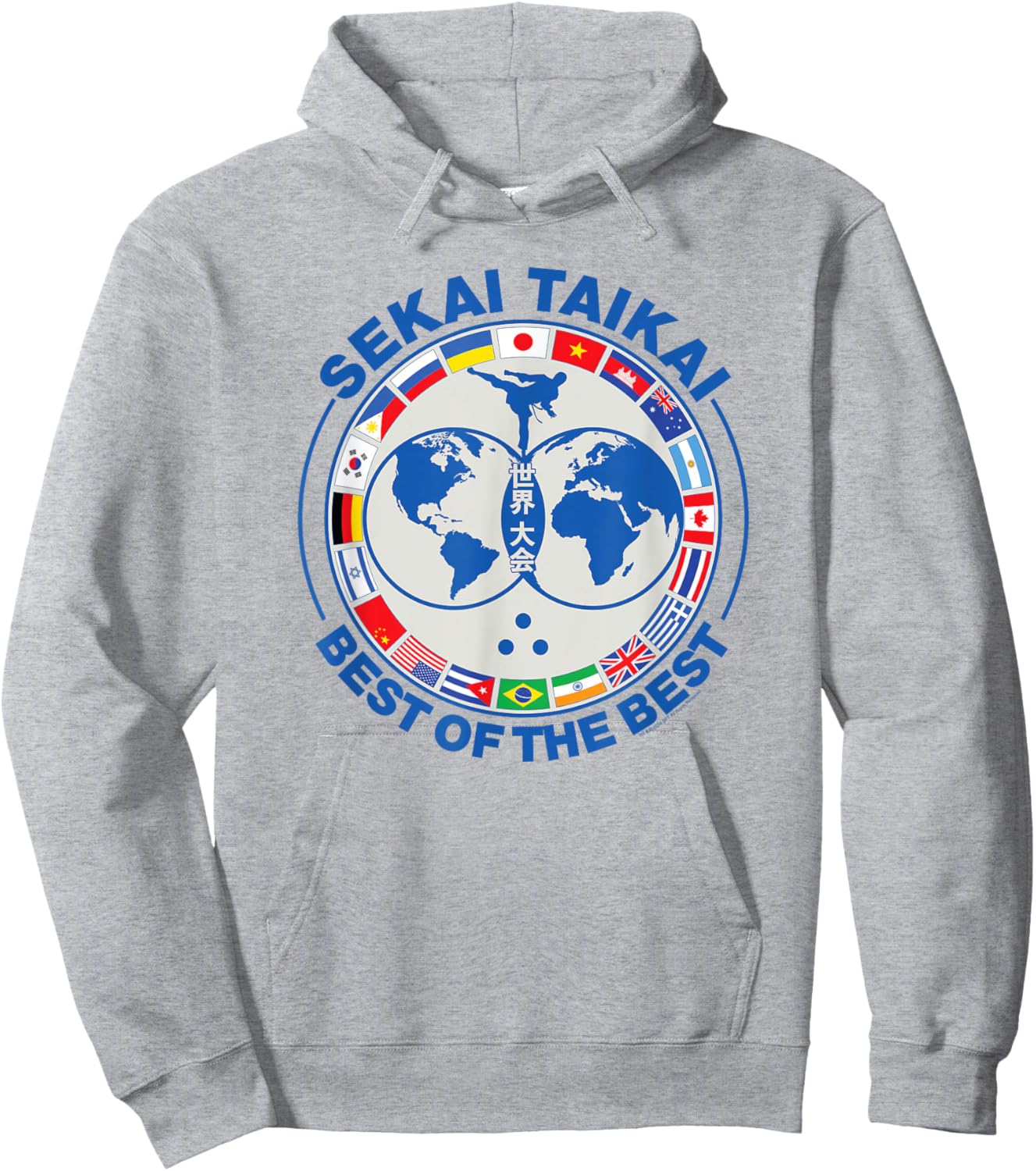Cobra Kai Karate Tournament Sekai Taikai Best of the Best Hoodie - Hoodie | Ash
