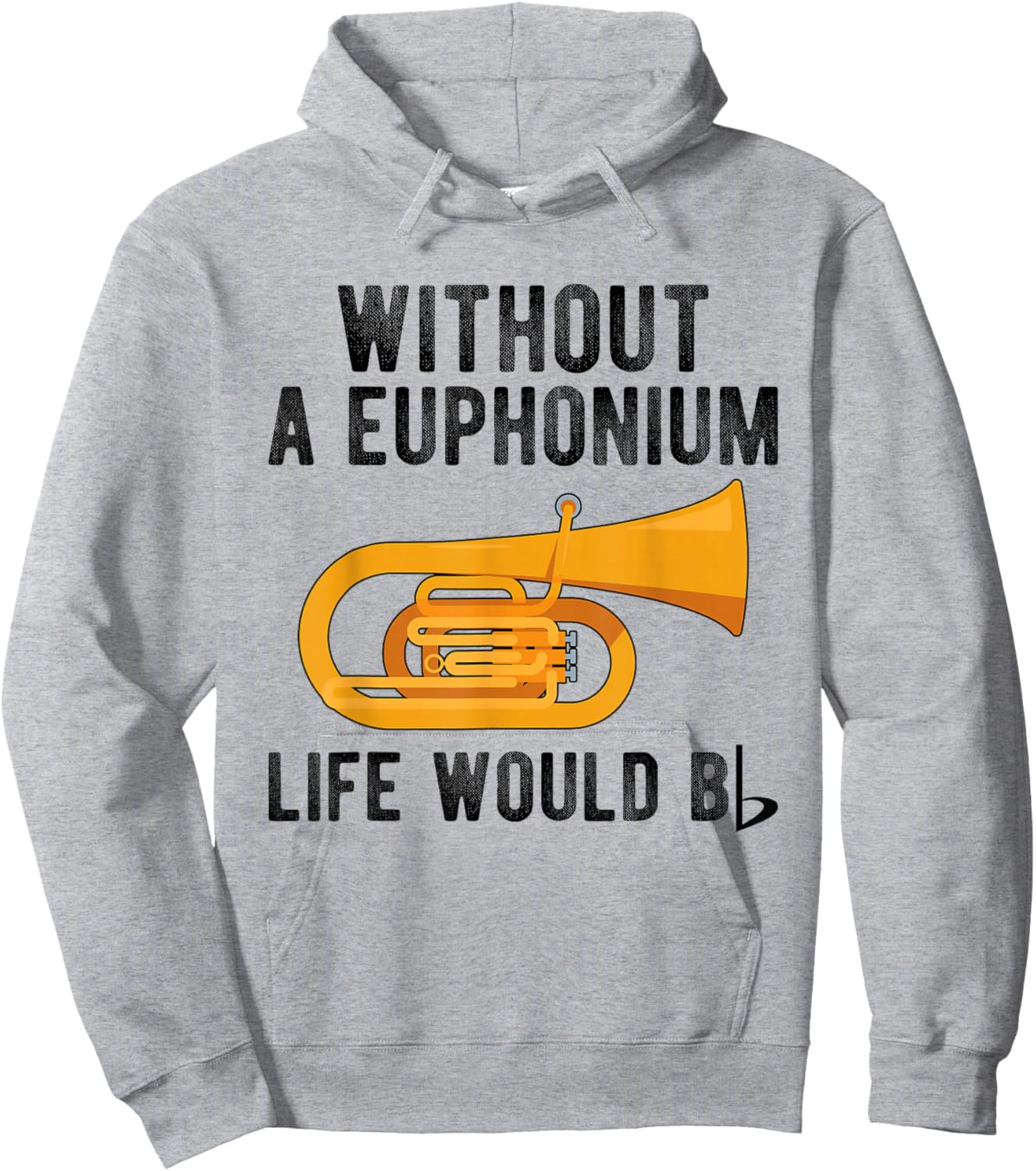 Without A Euphonium Euphoniumist Euphonium Player Hoodie - Hoodie | Ash