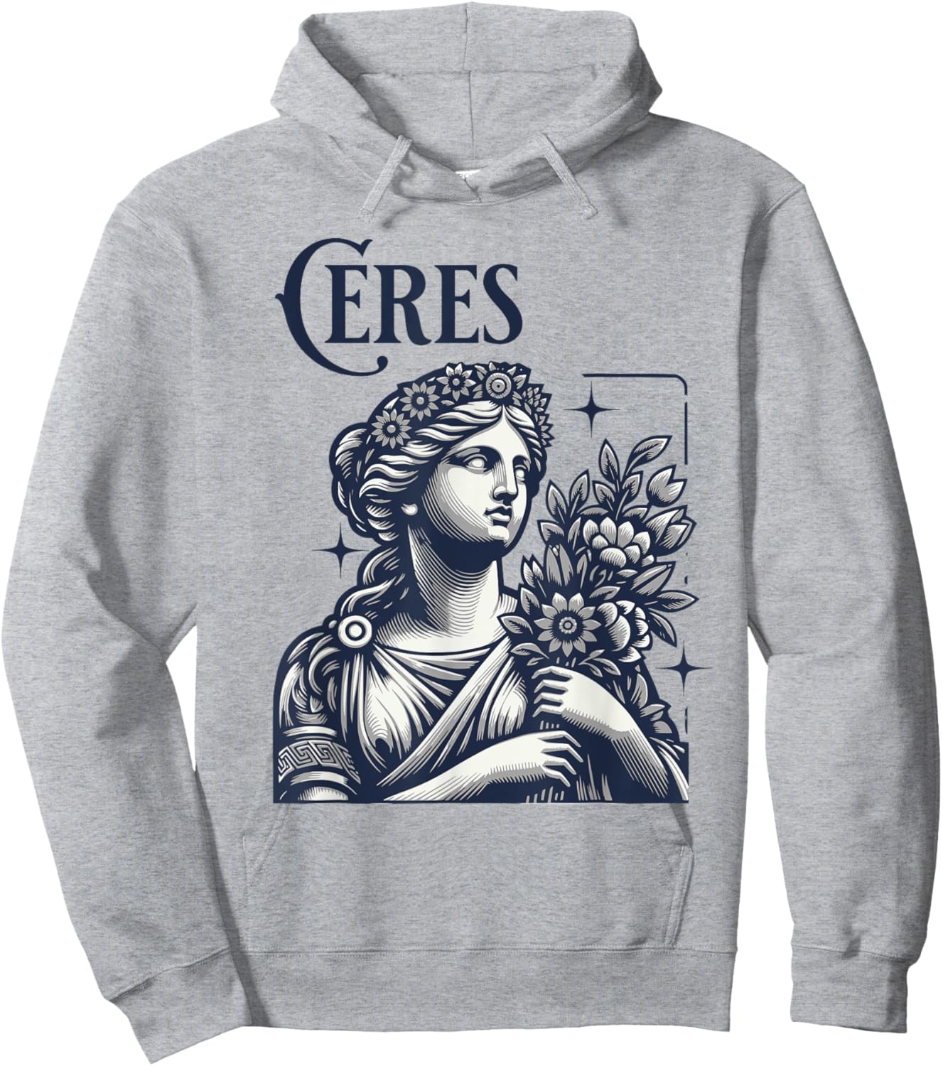 Ceres Roman Goddess Hoodie - Hoodie | Ash
