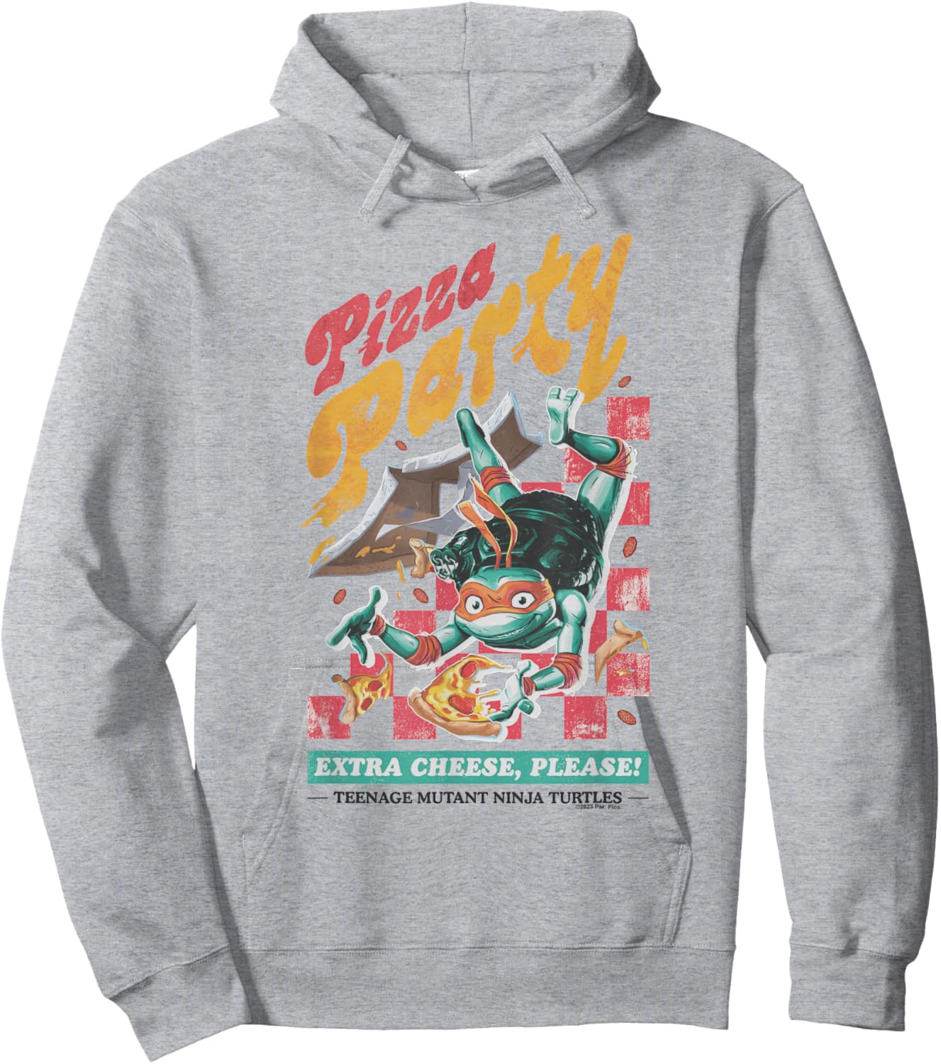 Teenage Mutant Ninja Turtles: Mutant Mayhem Mikey Pizza Hoodie - Hoodie | Ash