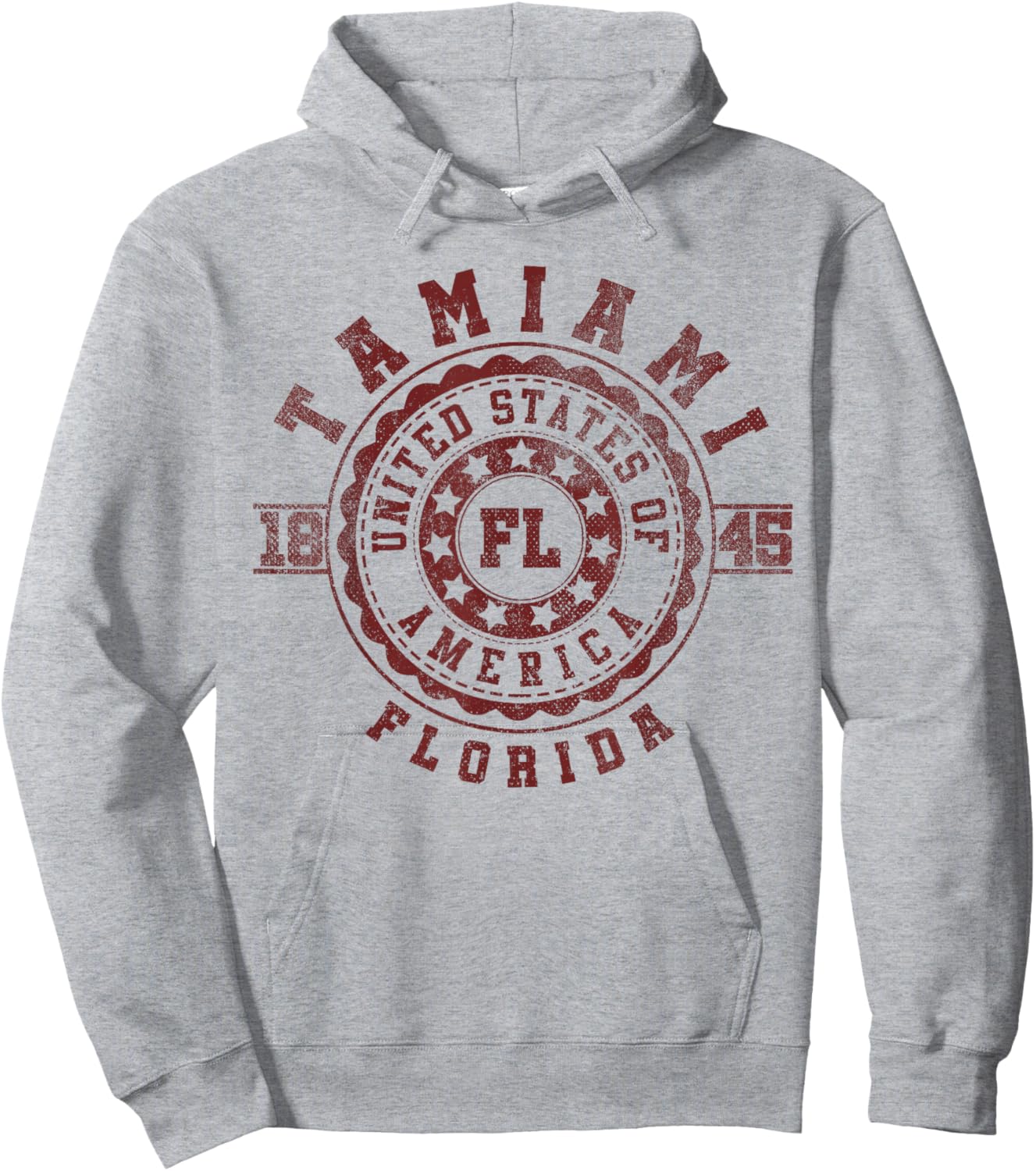 Tamiami FL | Florida | Vintage City Apparels Hoodie - Hoodie | Ash
