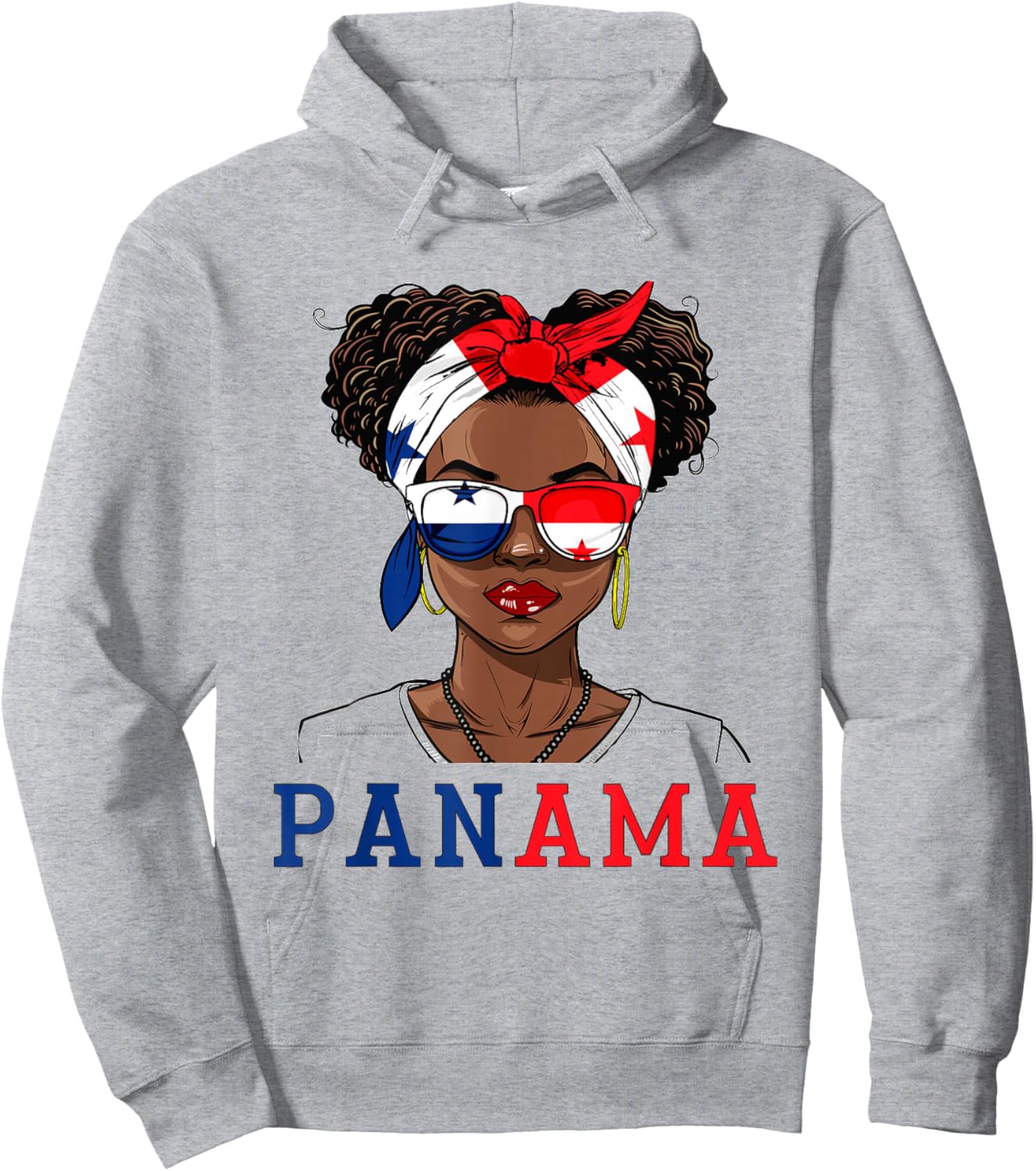 Panama Flag Outfit for Woman Decor Souvenirs Panamanian Hoodie - Hoodie | Ash