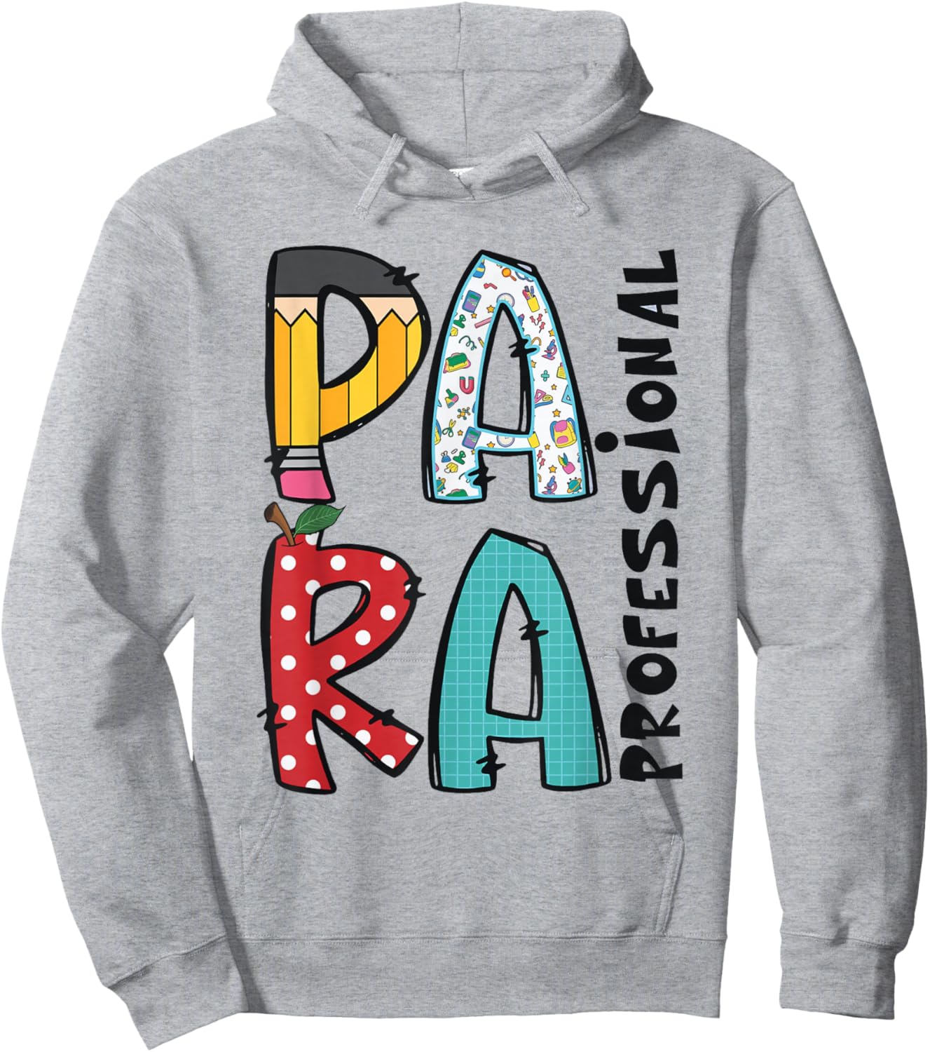 Paraprofessional Back To School Para Squad Special Education Hoodie - Hoodie | Ash