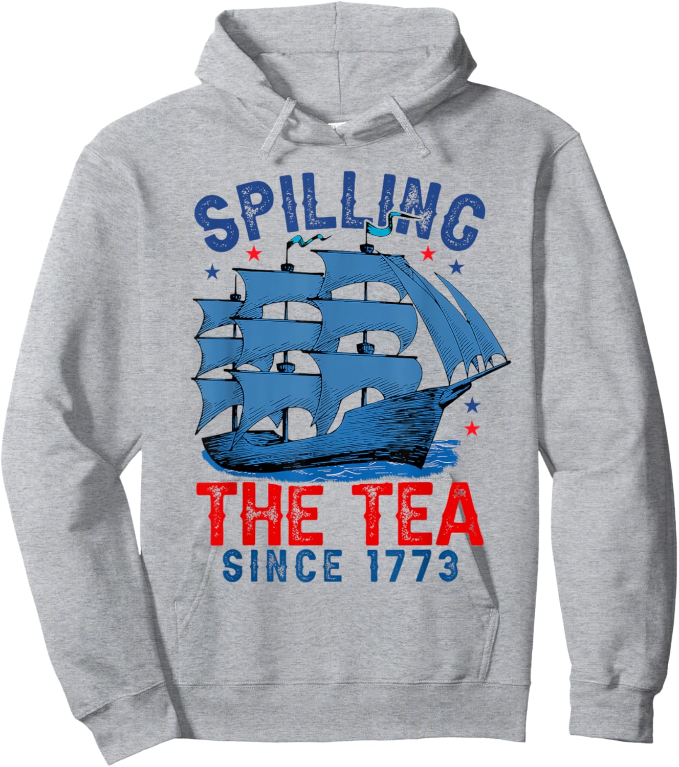 4th Of July Spilling The Tea Since 1773 Men Women Kids Hoodie - Hoodie | Ash